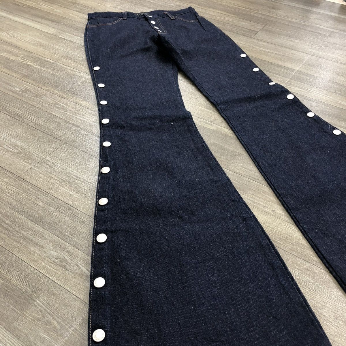 Japanese Brand 2000s Et-Boite Ifsixwasnine Lgb Button Bootcut Flared Jeans Size US 26 / EU 42 - 3 Thumbnail