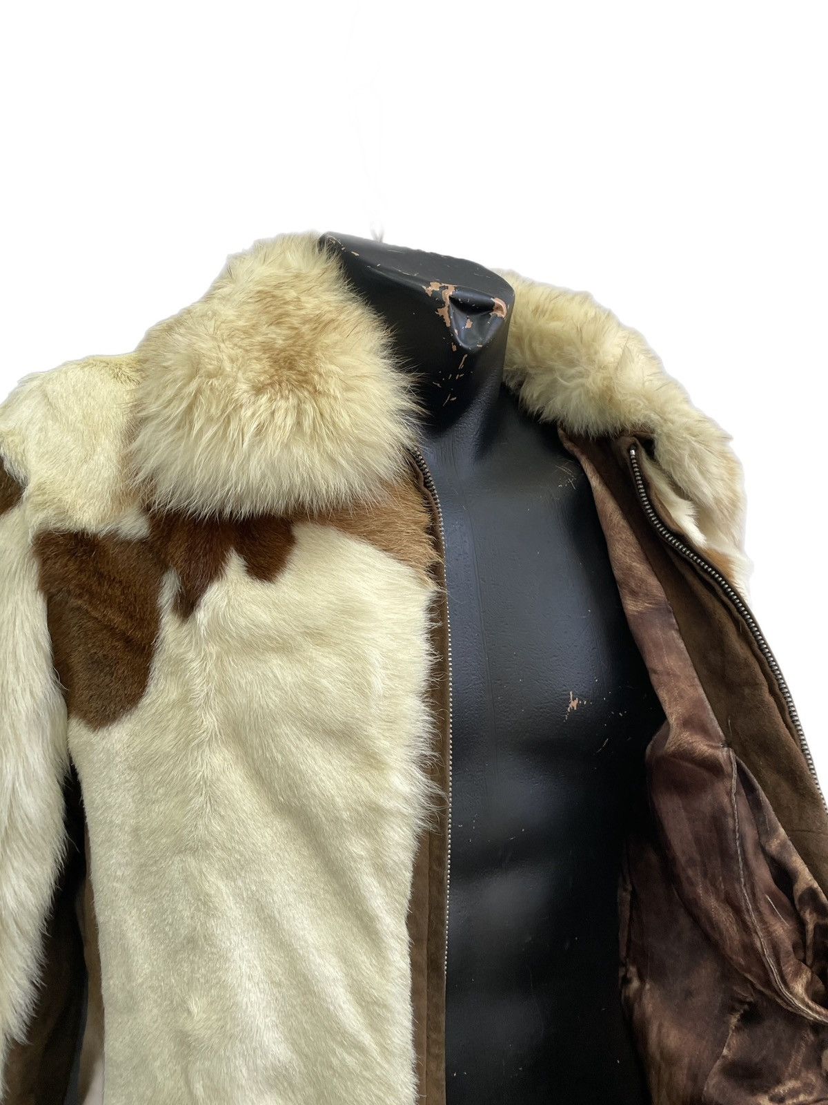If Six Was Nine Hysteric glamour style brown fur fuzzy jacket vintage y2k Size L / US 10 / IT 46 - 11 Thumbnail