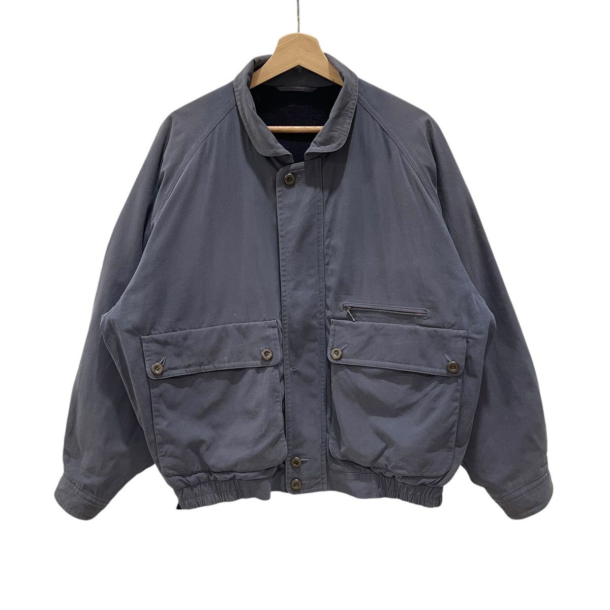 Burberry Vintage 80s Burberrys Burberry London Bomber Jacket Size US L / EU 52-54 / 3 - 1 Thumbnail