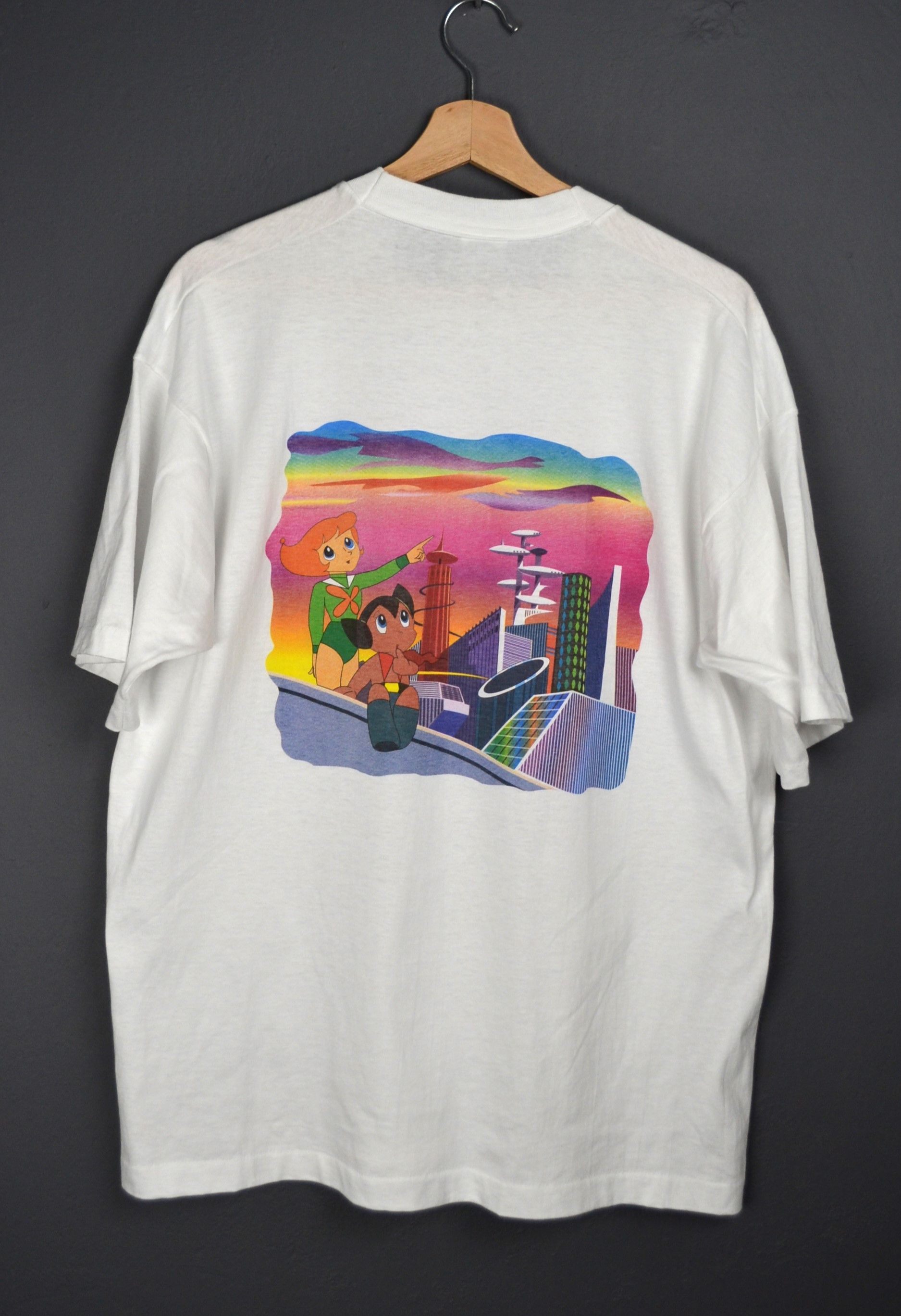 Anime Jetter Mars 1996 Vintage White XL Lindsay, Sears and Robot Size US XL / EU 56 / 4 - 1 Thumbnail
