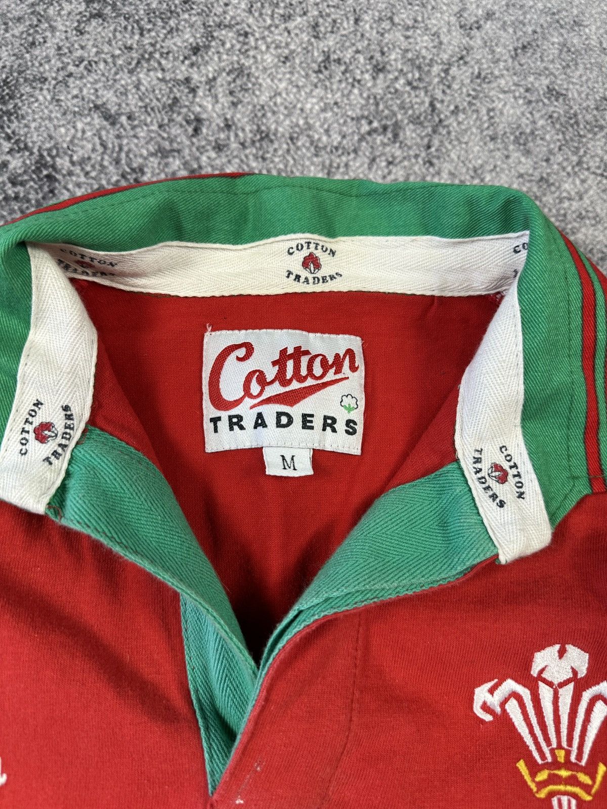 Cotton Traders Vintage Cotton Traders Wales Logo Rugby Jersey Streetwear L Size US M / EU 48-50 / 2 - 3 Thumbnail