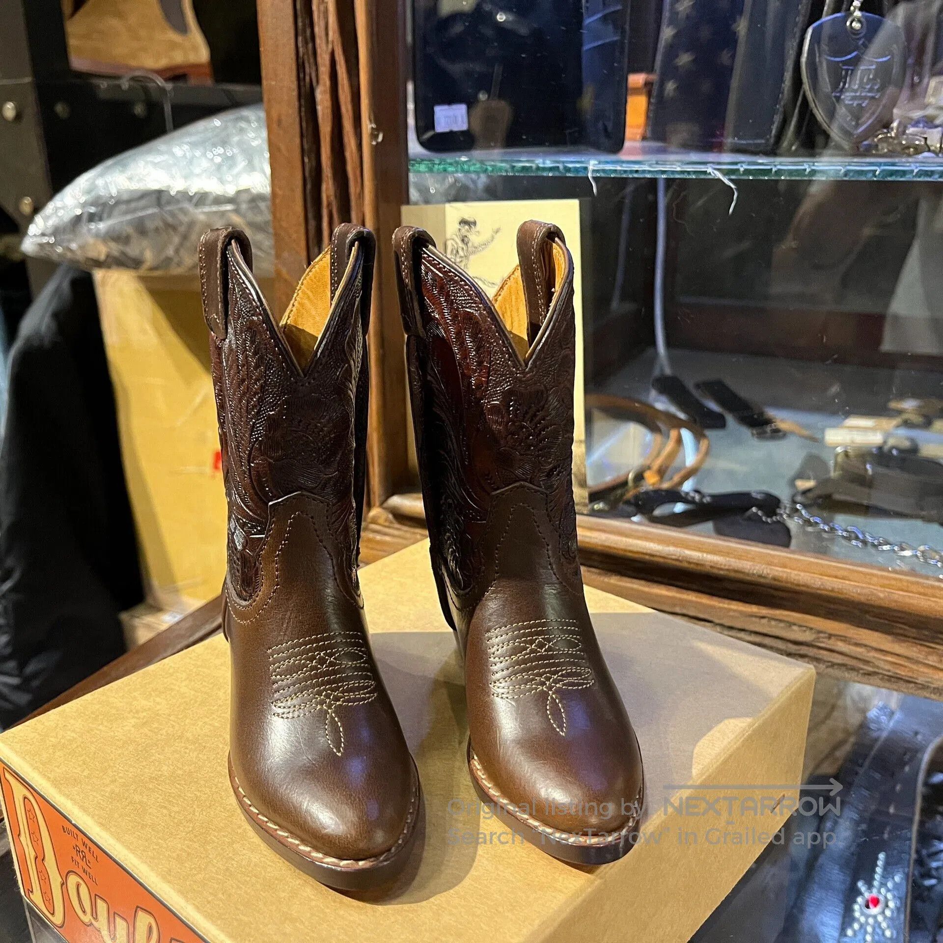 Other limited edition double rl cowboy boots. Size US 10 / EU 43 - 3 Thumbnail