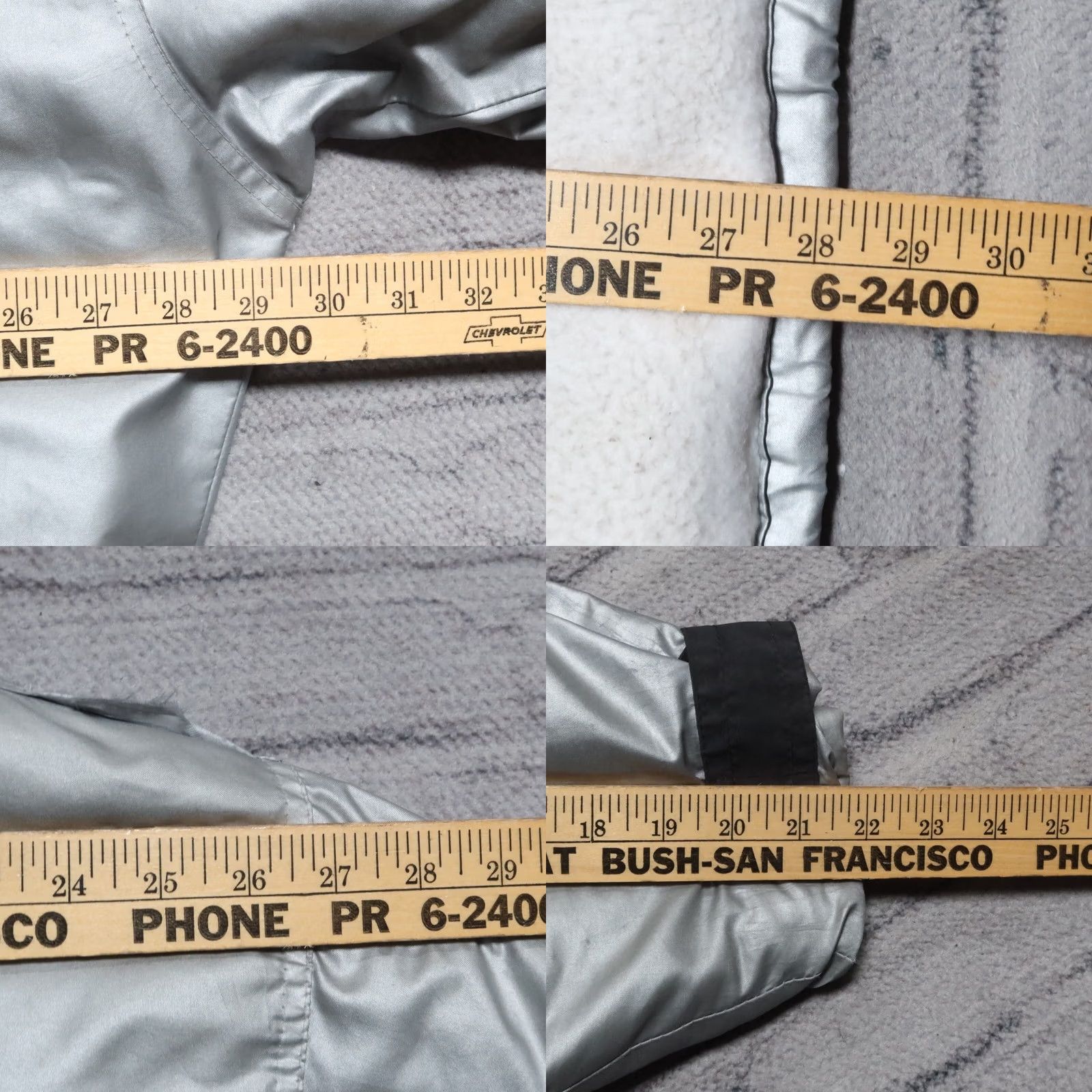 Vintage Vintage Boss Tech Quilted Puffer Jacket M Silver Men Size M Jacket Size US M / EU 48-50 / 2 - 9 Thumbnail