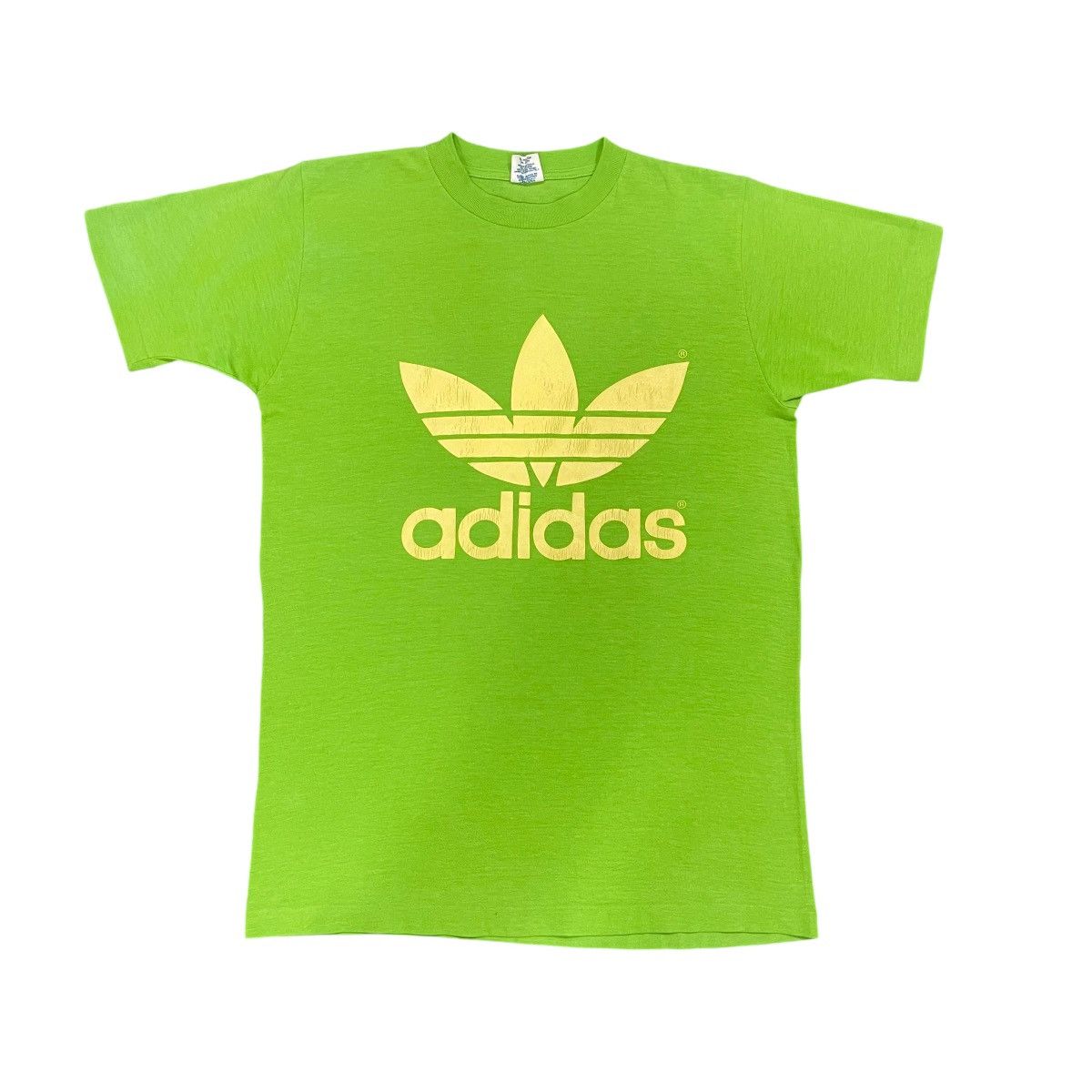 Adidas × Vintage Vintage 80s Adidas T-Shirt Size US M / EU 48-50 / 2 - 1 Thumbnail