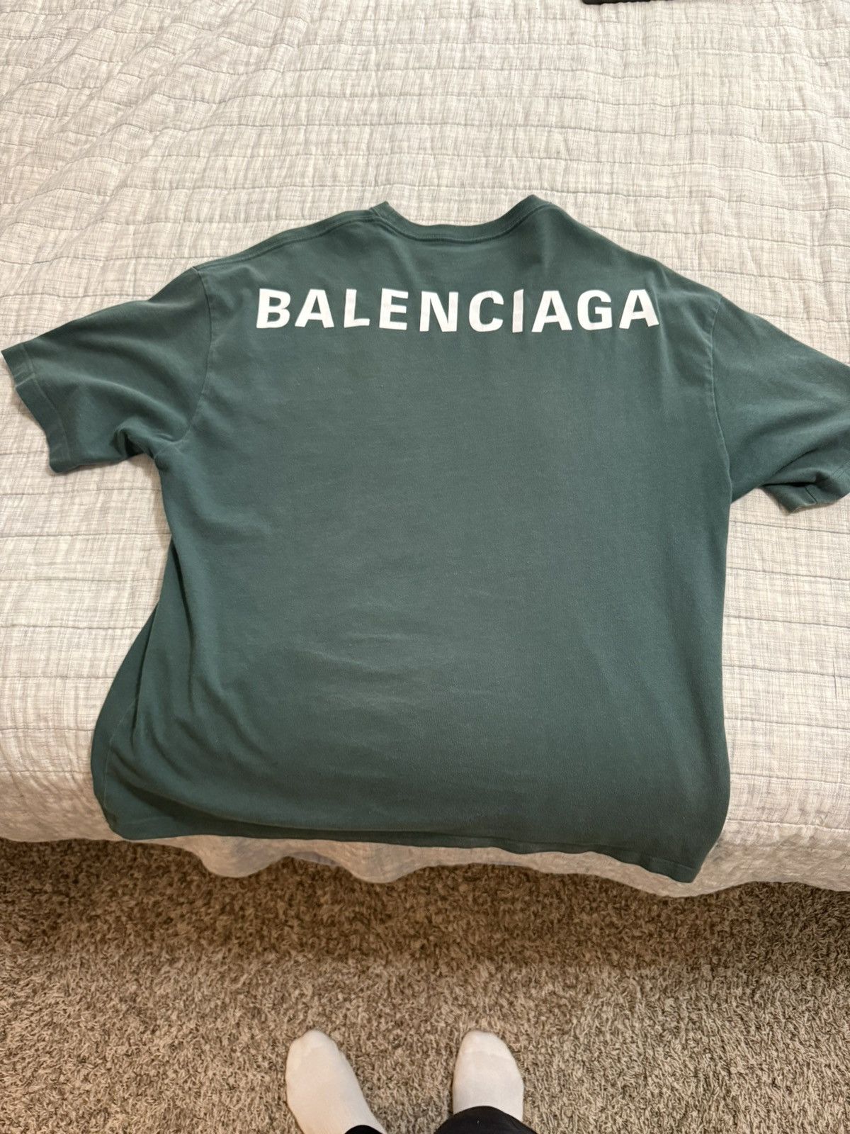 Balenciaga Balenciaga Back Text T-Shirt Size US S / EU 44-46 / 1 - 3 Thumbnail