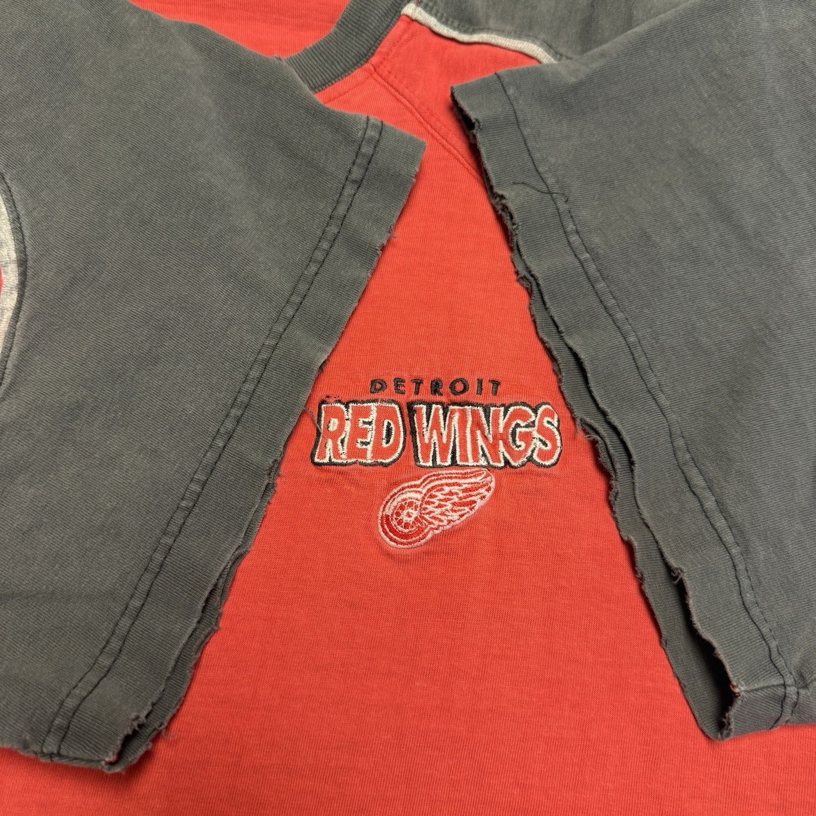 NHL Vintage Detroit Red Wings T Shirt Mens 2XL Red Short Sleeve Size US XXL / EU 58 / 5 - 4 Thumbnail