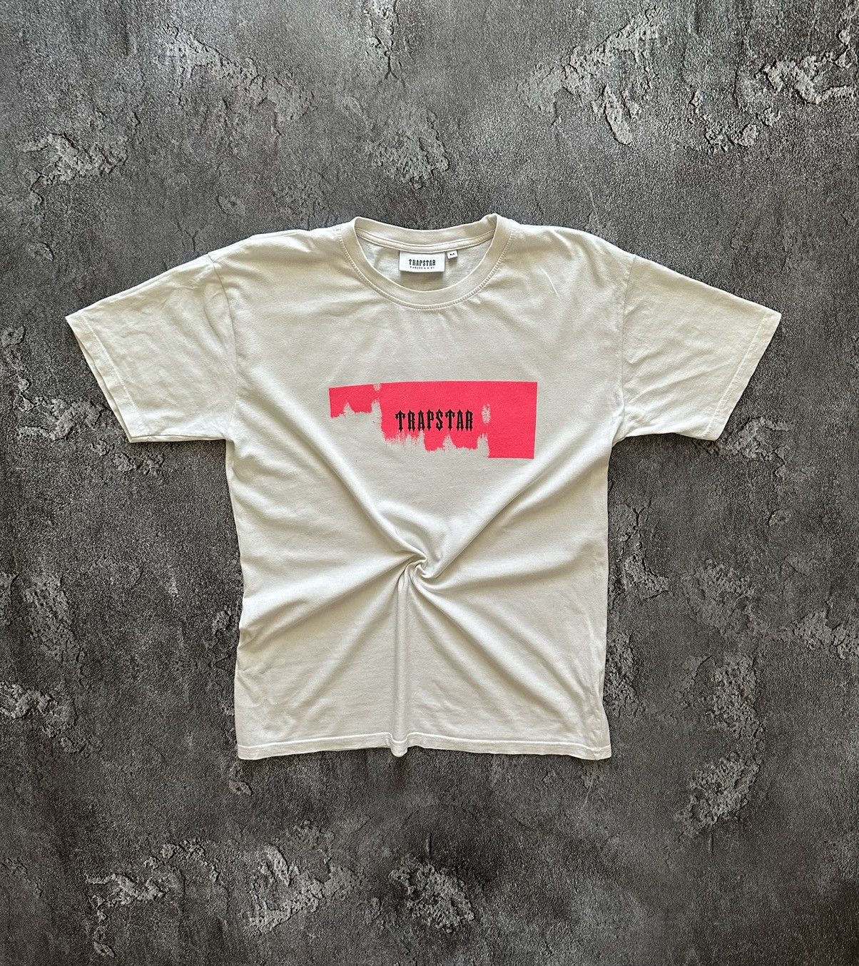 Vintage Trapstar Big Logo T-Shirt Y2K in White, Men's (Size M)