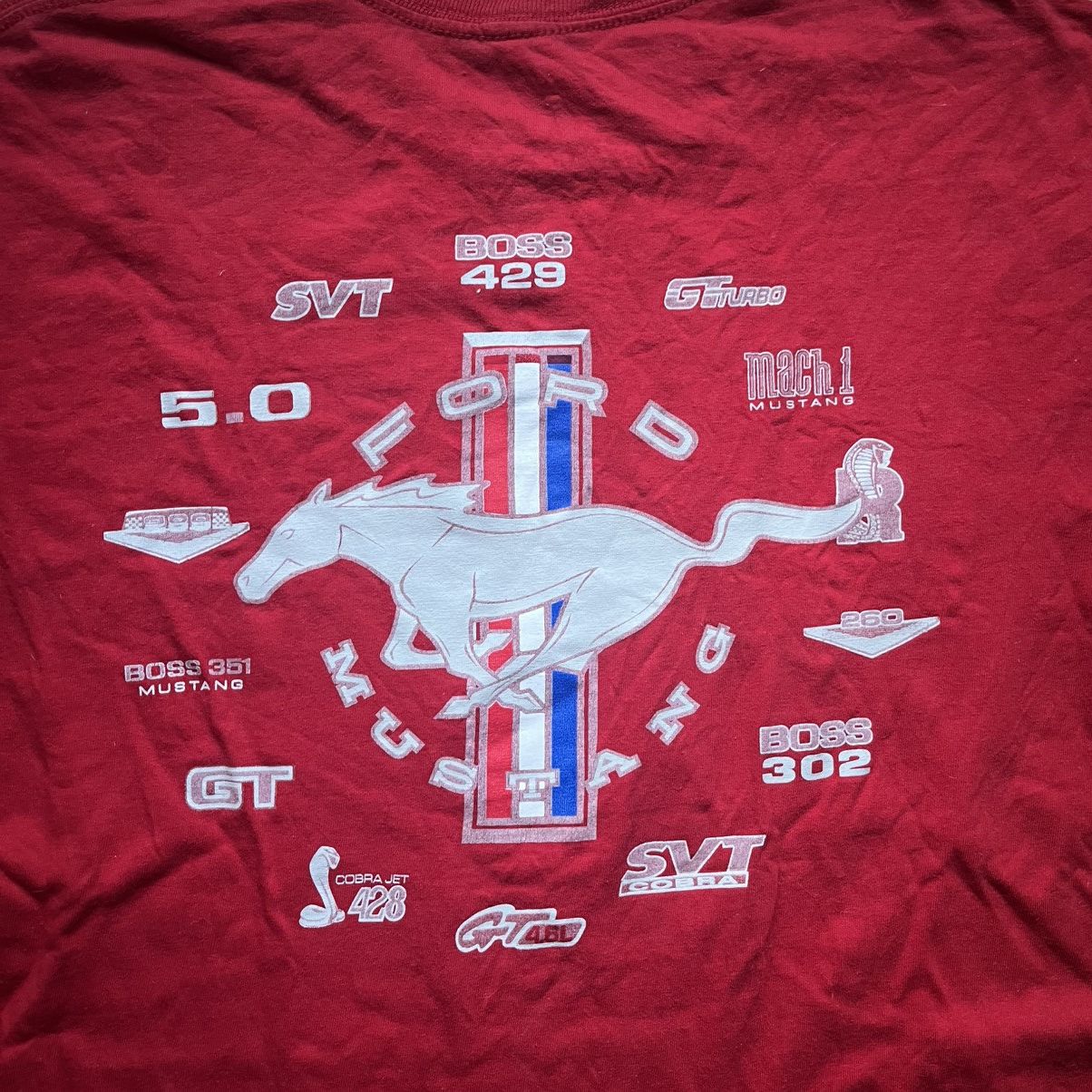 Other Vintage Red Ford Mustang tee Size US XL / EU 56 / 4 - 5 Thumbnail