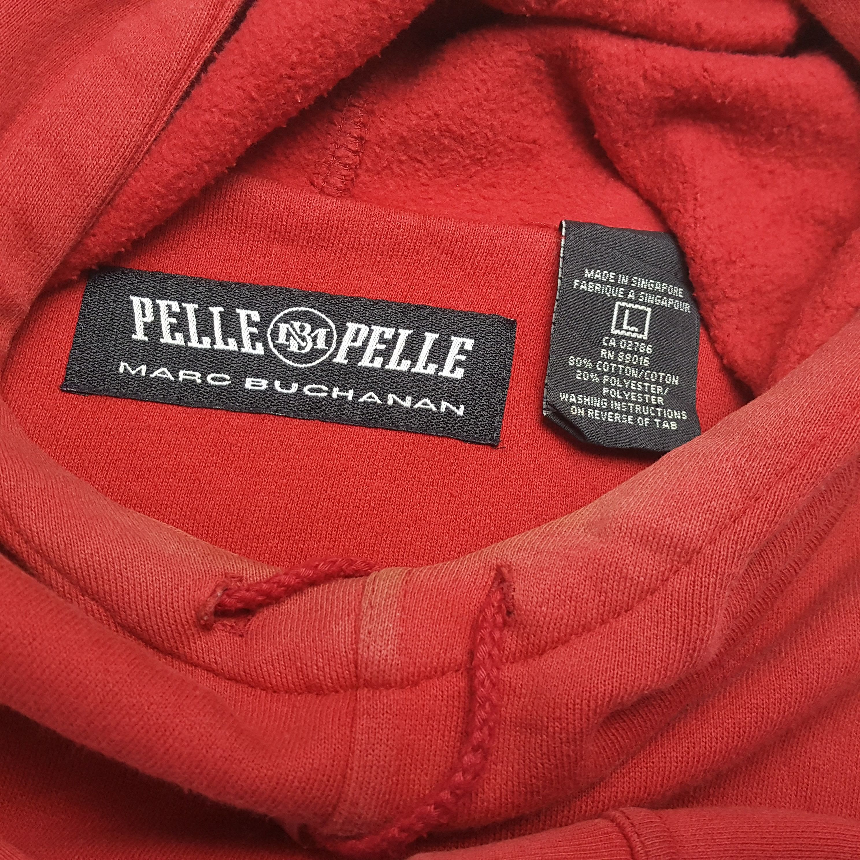 Marc Buchanan × Pelle Pelle × Vintage PELLE PELLE MARC BUCHANAN Streetwear Style Hoodies Size US XL / EU 56 / 4 - 11 Thumbnail