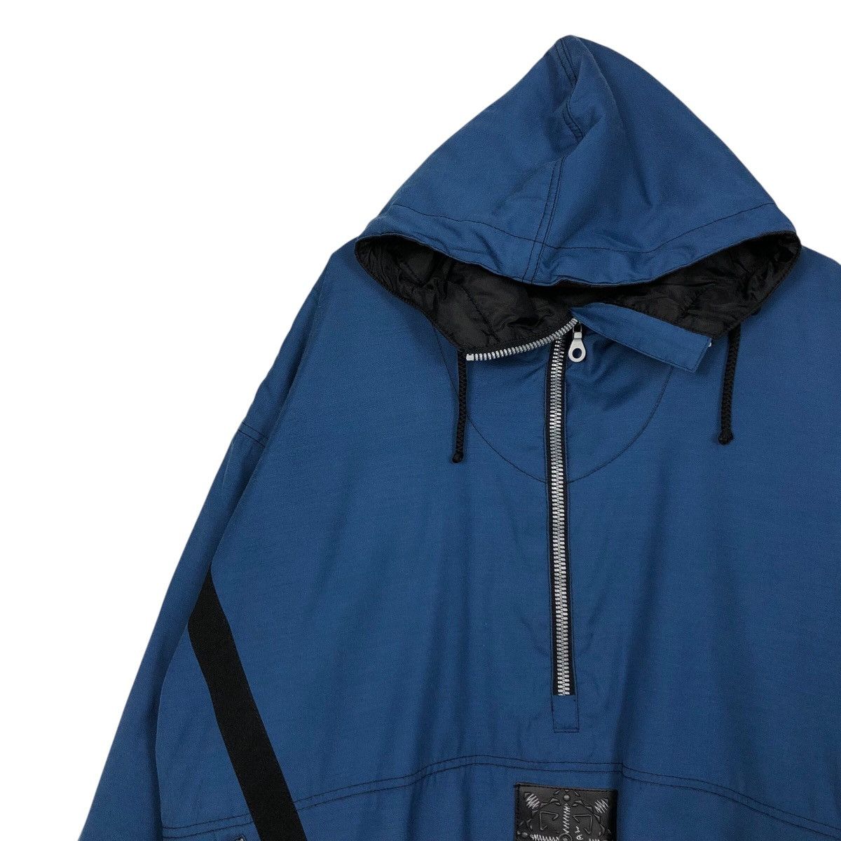 Japanese Brand Vintage Anorak Half Zipper Biker Jacket Active Swiss Design Size US L / EU 52-54 / 3 - 8 Thumbnail