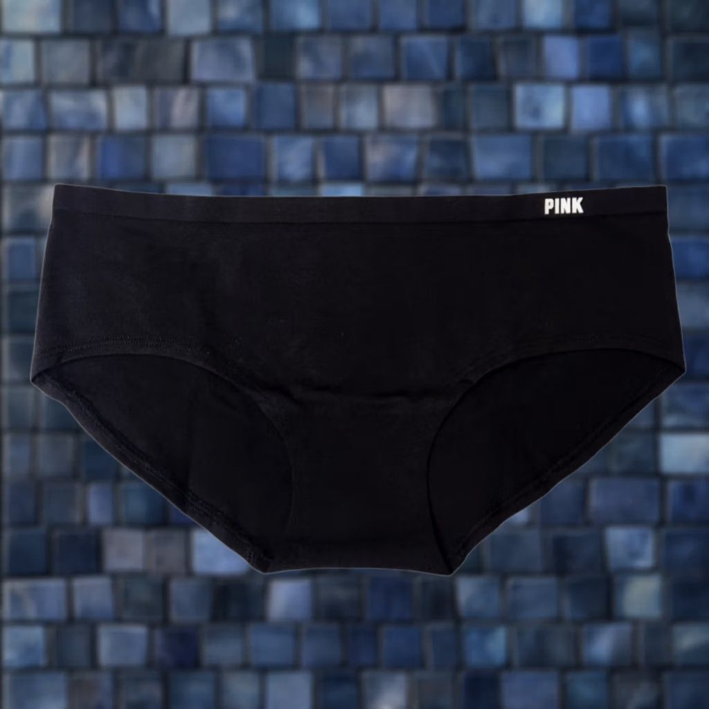 Victoria's Secret Viktoria’s Secret PINK Womens S Hipster Underwear Solid Black Size ONE SIZE - 1 Thumbnail