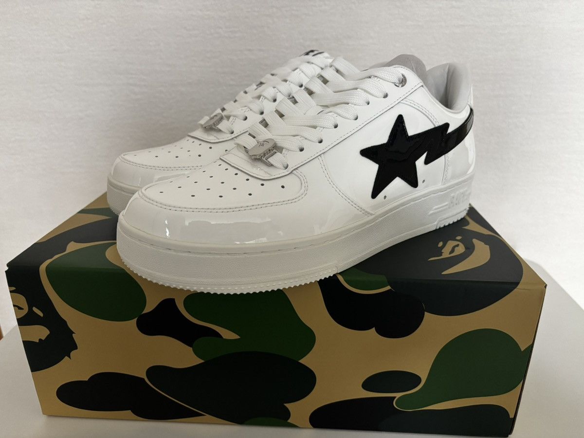 Bape Authentic ape bape bape sta #1 white US 11 new bapesta Size US 11 / EU 44 - 1 Thumbnail