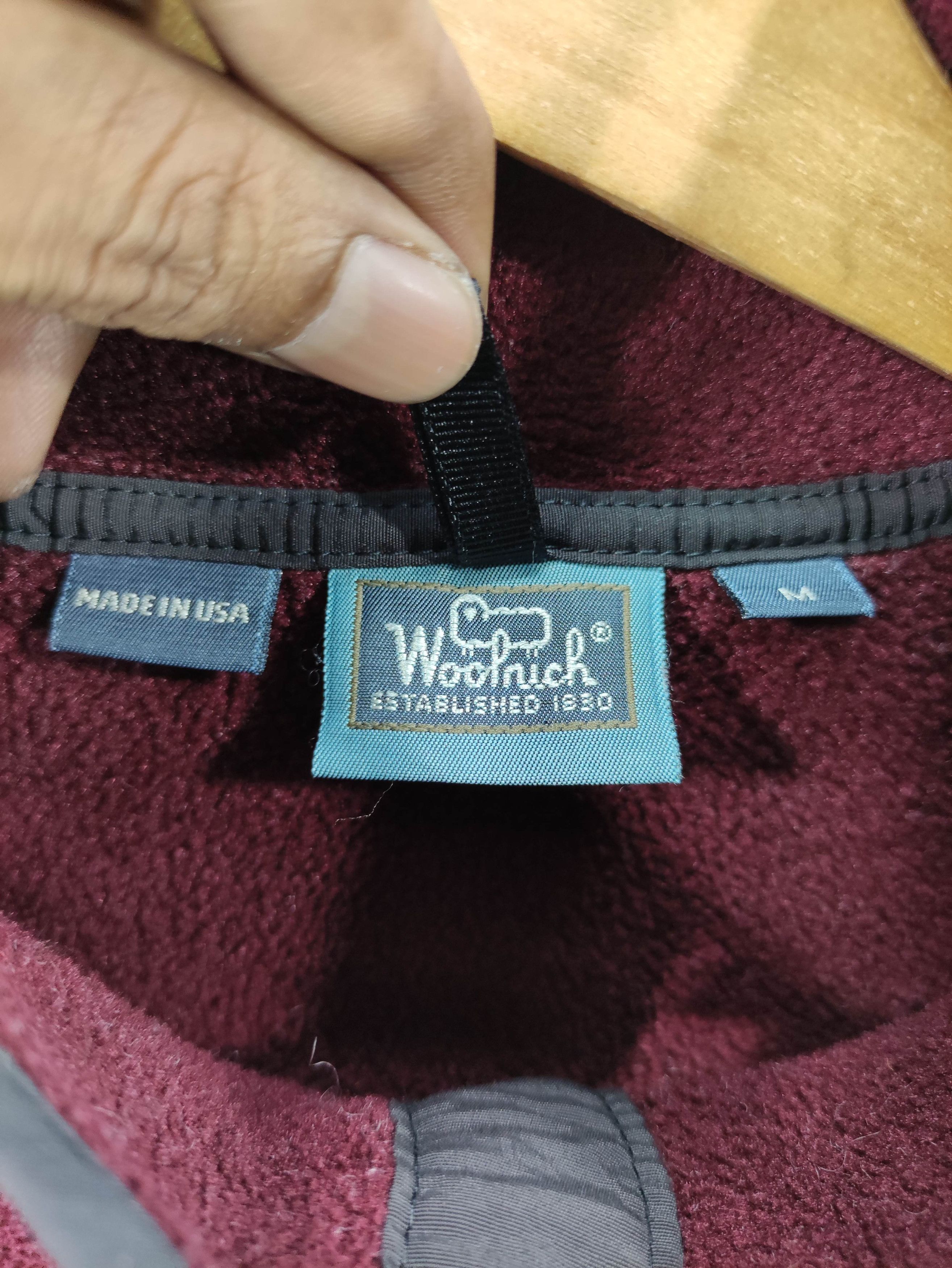 Woolrich Woolen Mills Vintage 90s Woolrich Fleece Sweater Tsnap Button Size US L / EU 52-54 / 3 - 3 Thumbnail