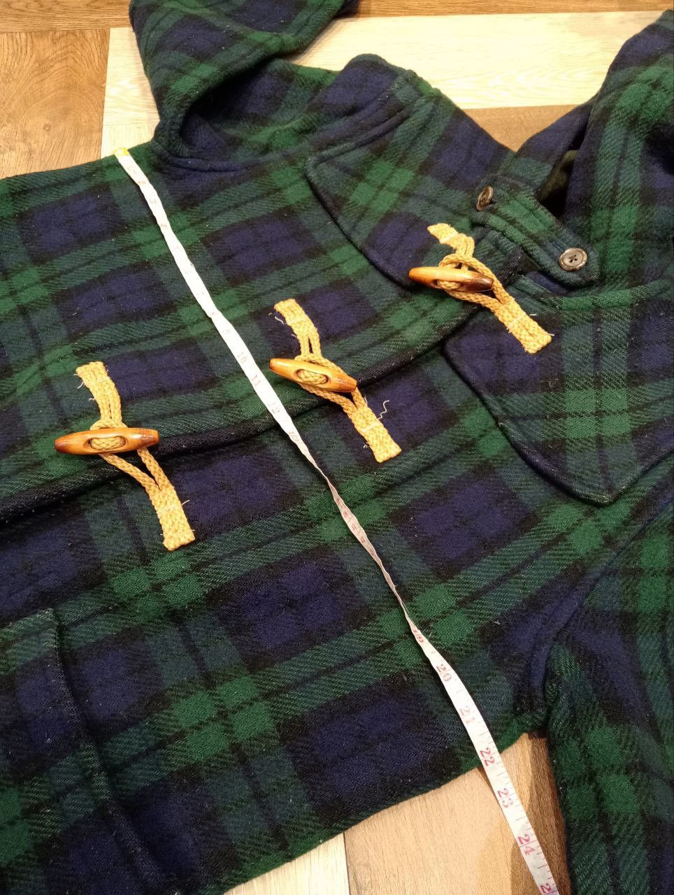 Ralph Lauren RALPH LAUREN HOODIE TARTAN DUFFLE COAT JACKET - SIZE 160 Size US S / EU 44-46 / 1 - 11 Thumbnail