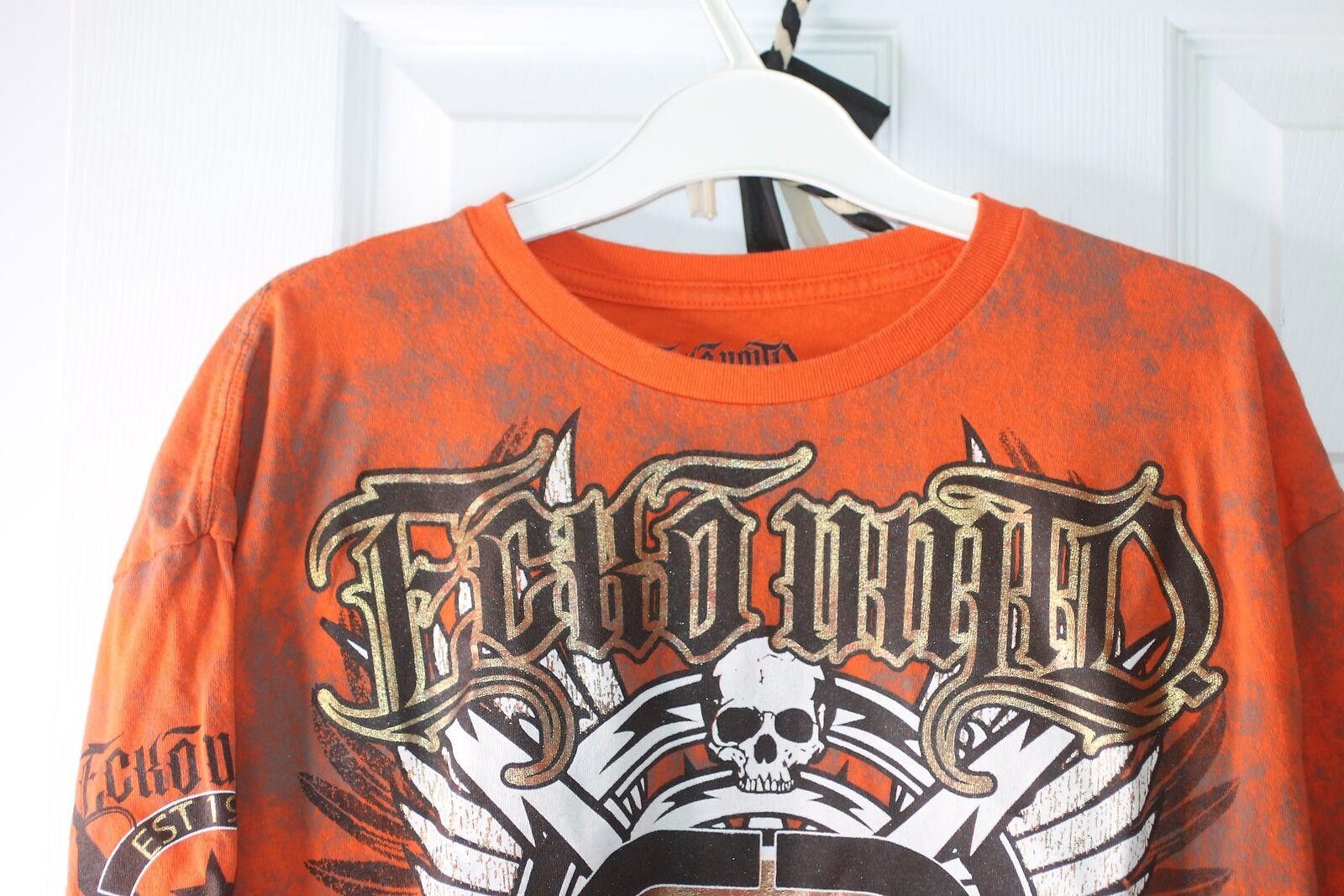 Other T-SHIRT-ECKO UNLTD BLACK GRAPHIC-MEN'S X-large SIZE Orange Size US XL / EU 56 / 4 - 3 Thumbnail