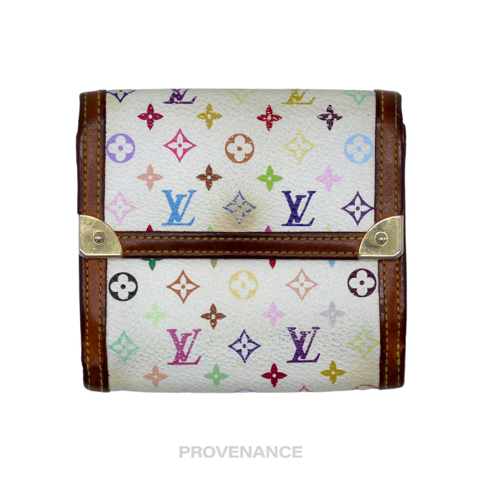 Louis Vuitton 🔴 Louis Vuitton Elise Trifold Wallet - Monogram Multicolore Size ONE SIZE - 1 Thumbnail