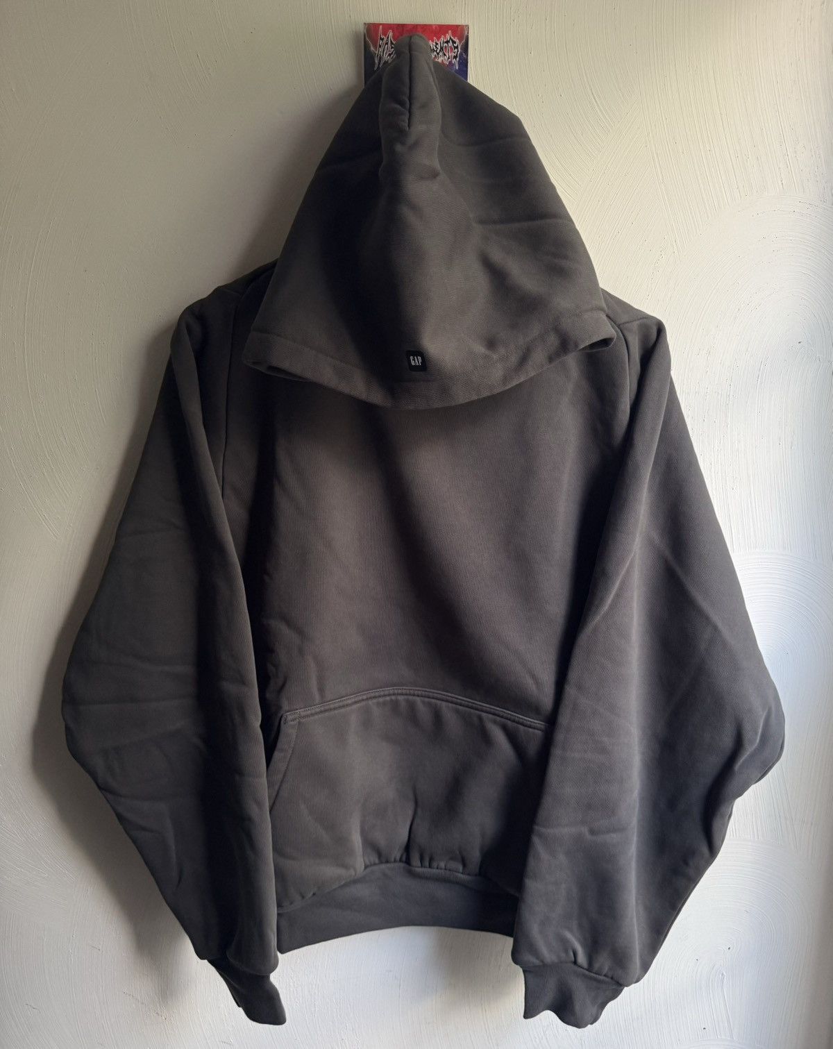 トップス yeezy gap balenciaga Logo Shrunken XS Yeezy Gap Logo Shrunken Hoodie Black Men's - SS22 - US