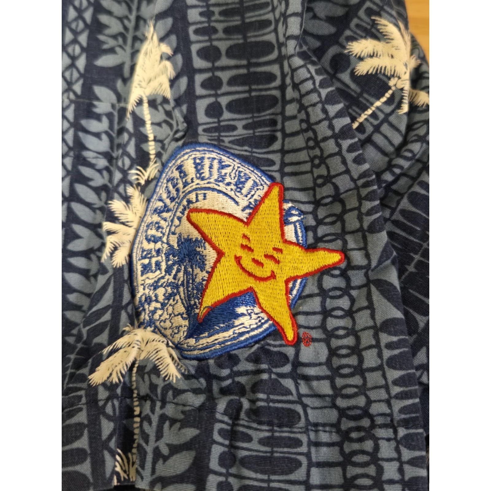 Vintage Pacific Legend Shirt Mens XL Blue Hawaiian Palm Tree Aloha Made in Hawaii USA Size US XL / EU 56 / 4 - 7 Thumbnail