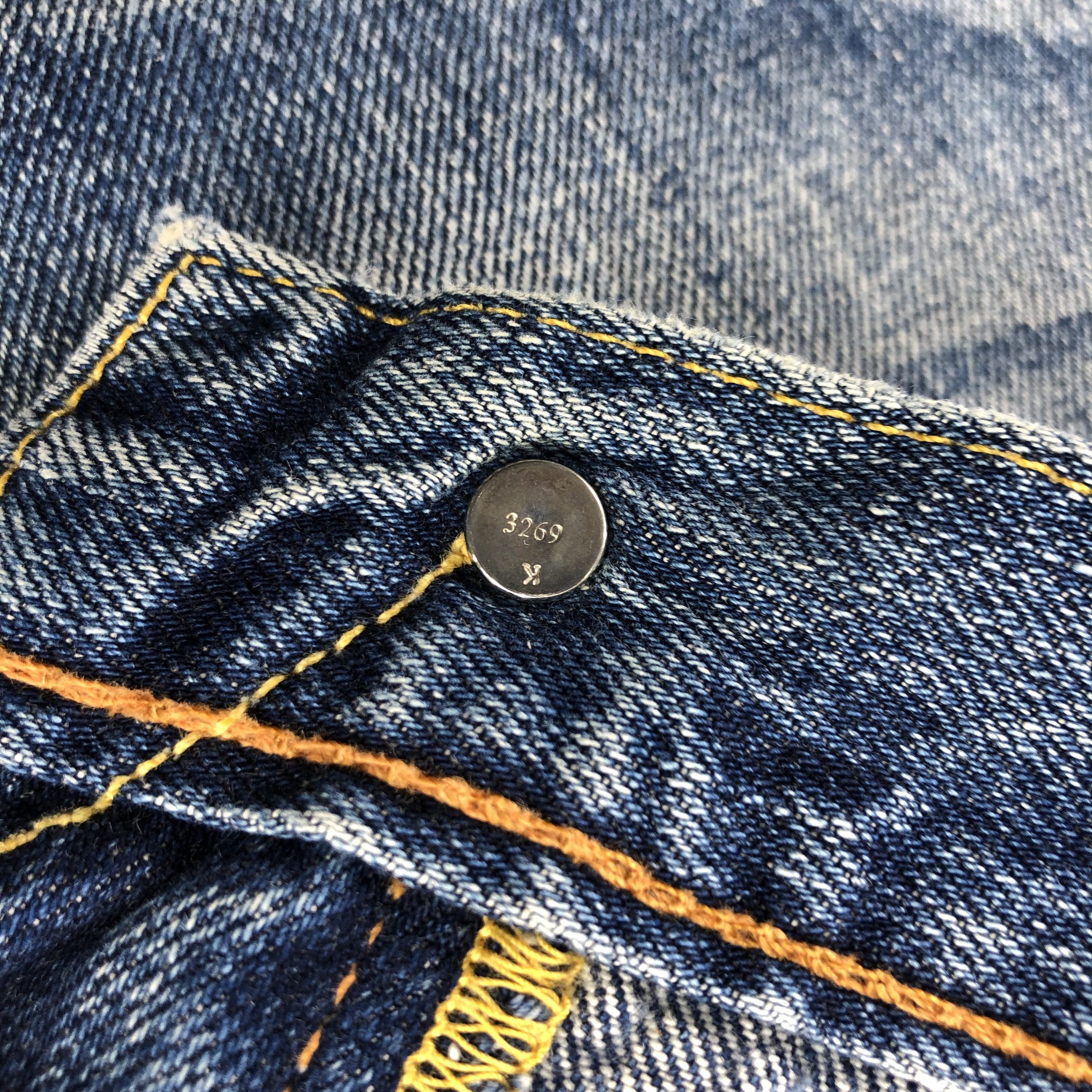 Levi's Vintage Blue Wash Levis 503 Jeans-J1779 Size US 31 - 13 Thumbnail