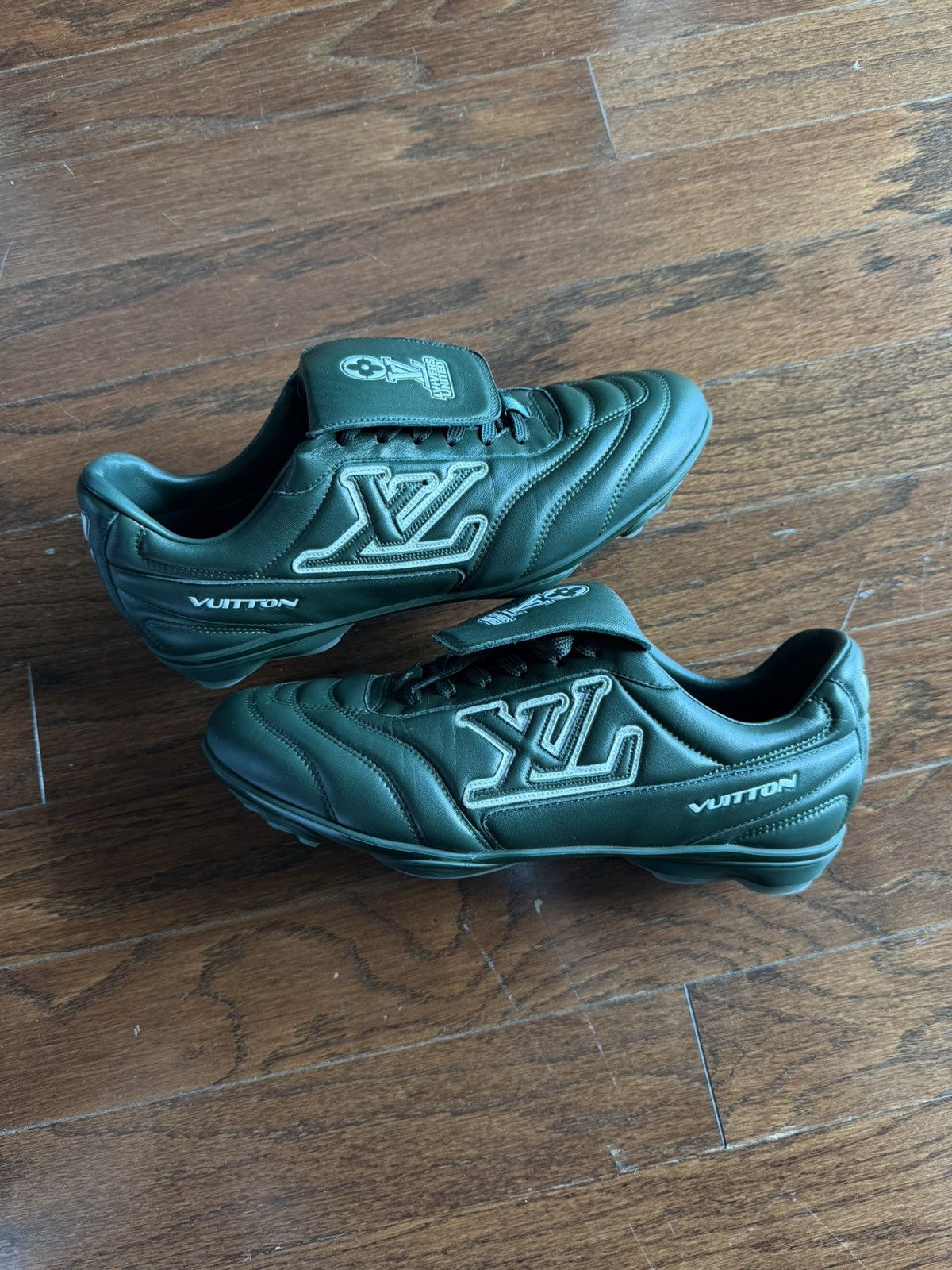 Louis Vuitton Louis Vuitton LV Footprint Sneaker Shoe Dark Green Size US 10 / EU 43 - 1 Thumbnail