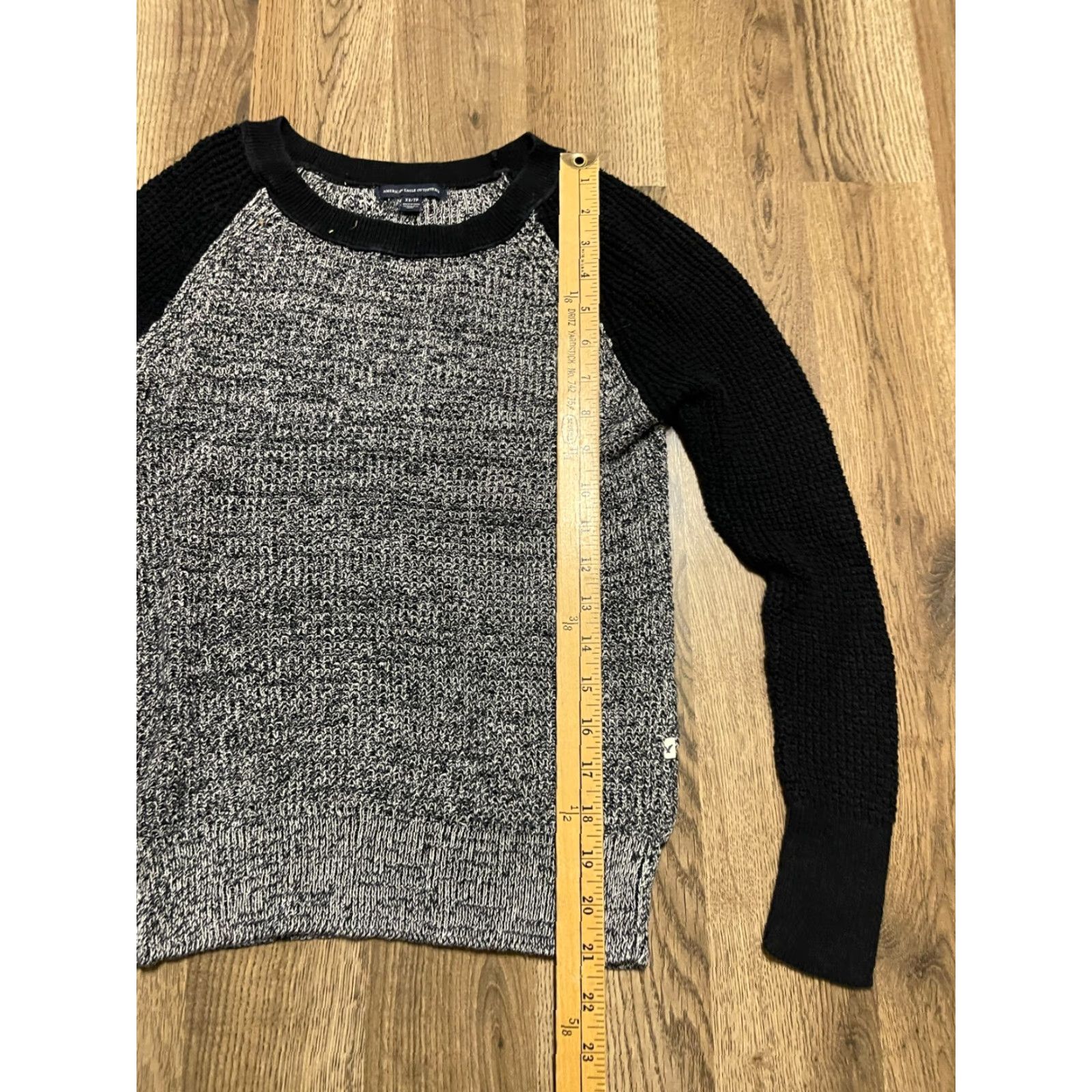 American Eagle Outfitters American Eagle Outfitters Sweater Women's XS Pullover Crew Neck Long Sleeve White Black Casual Fall Spring Summer Womens XS Pullover Sweater Size XS / US 0-2 / IT 36-38 - 6 Thumbnail