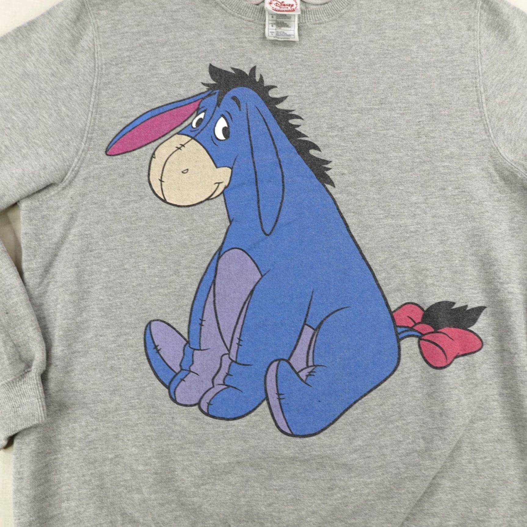Disney Disney Sweatshirt Womens Large Gray Eeyore Pullover Crewneck Sweater Graphic Size L / US 10 / IT 46 - 2 Thumbnail