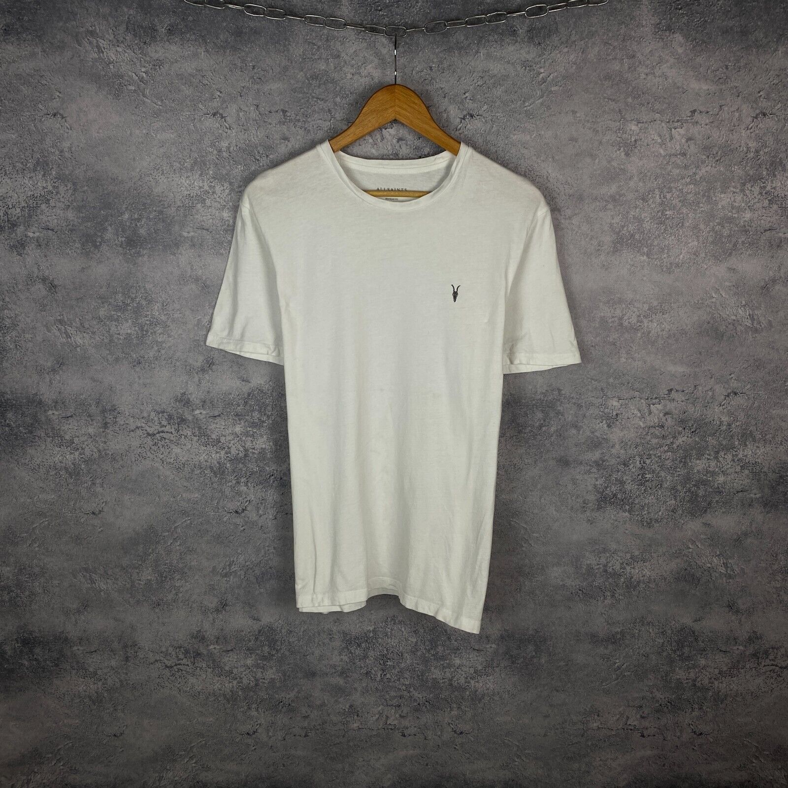 Allsaints Allsaints Tee Men's Size L White Short Sleeve ` Size US L / EU 52-54 / 3 - 1 Thumbnail