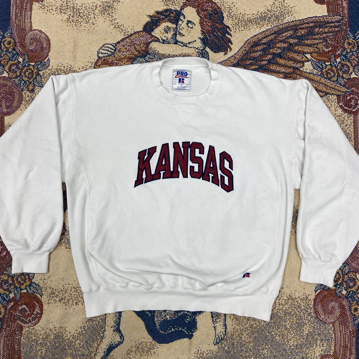 Russell Athletic Vintage Russell Athletic Kansas Sweatshirt Size US L / EU 52-54 / 3 - 1 Thumbnail