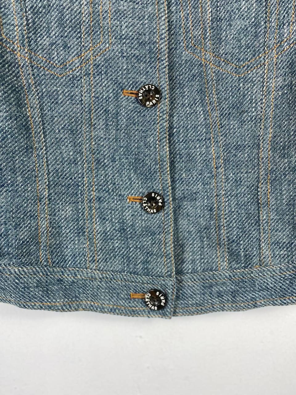 Japanese Brand clathas japanese brand denim jacket nice design Size S / US 4 / IT 40 - 3 Thumbnail