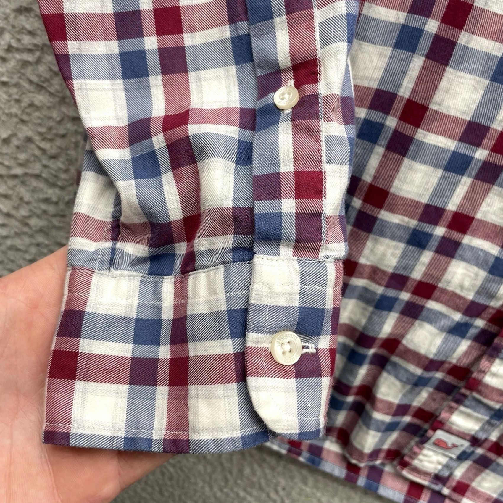 Vineyard Vines Vineyard Vines Murray Shirt Mens S Classic Fit Red Blue Plaid Check Preppy Size US S / EU 44-46 / 1 - 3 Thumbnail