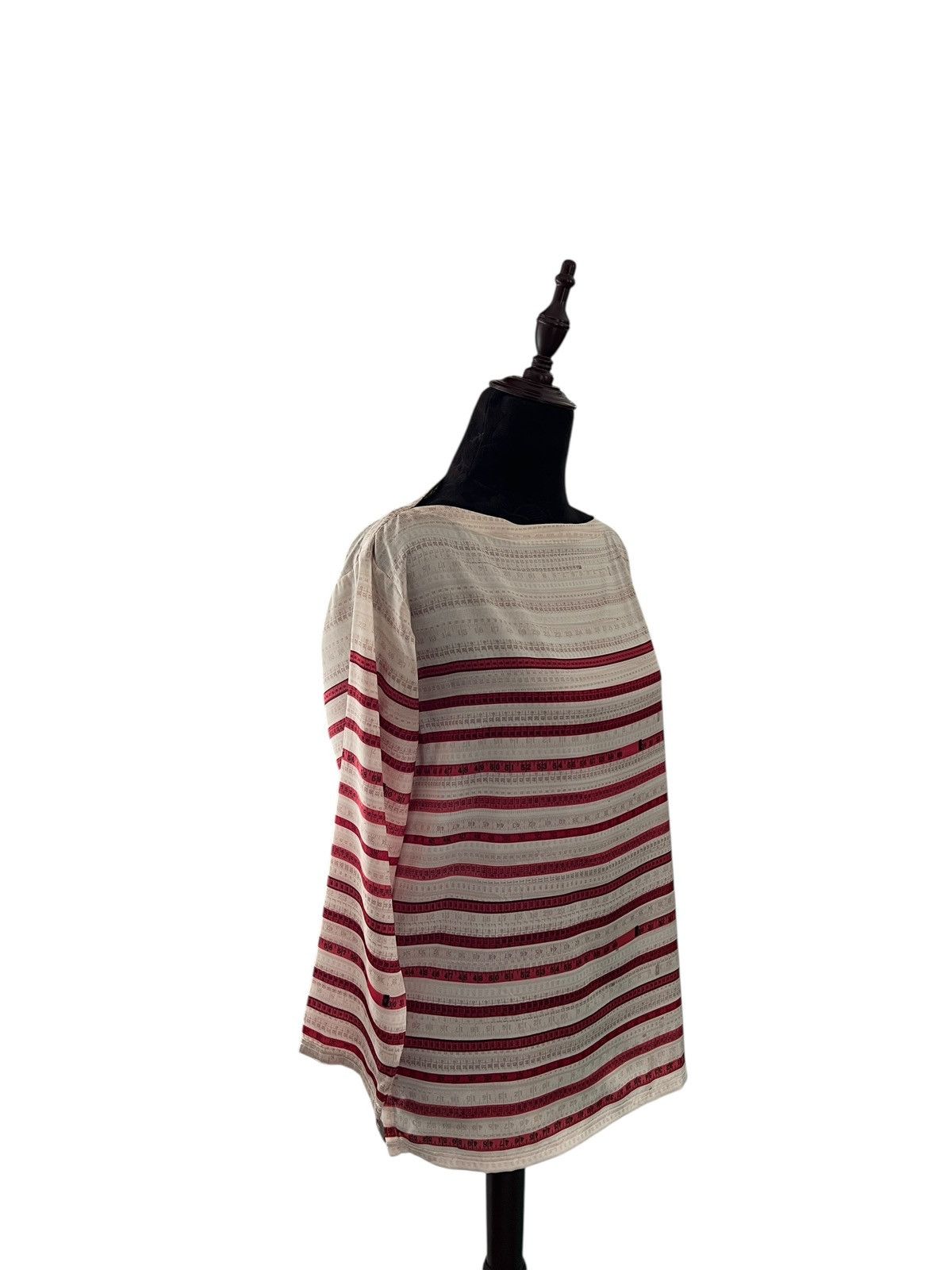 Jean Paul Gaultier Jean Paul Gaultier Tape Boat Neck Tops Size M / US 6-8 / IT 42-44 - 15 Thumbnail