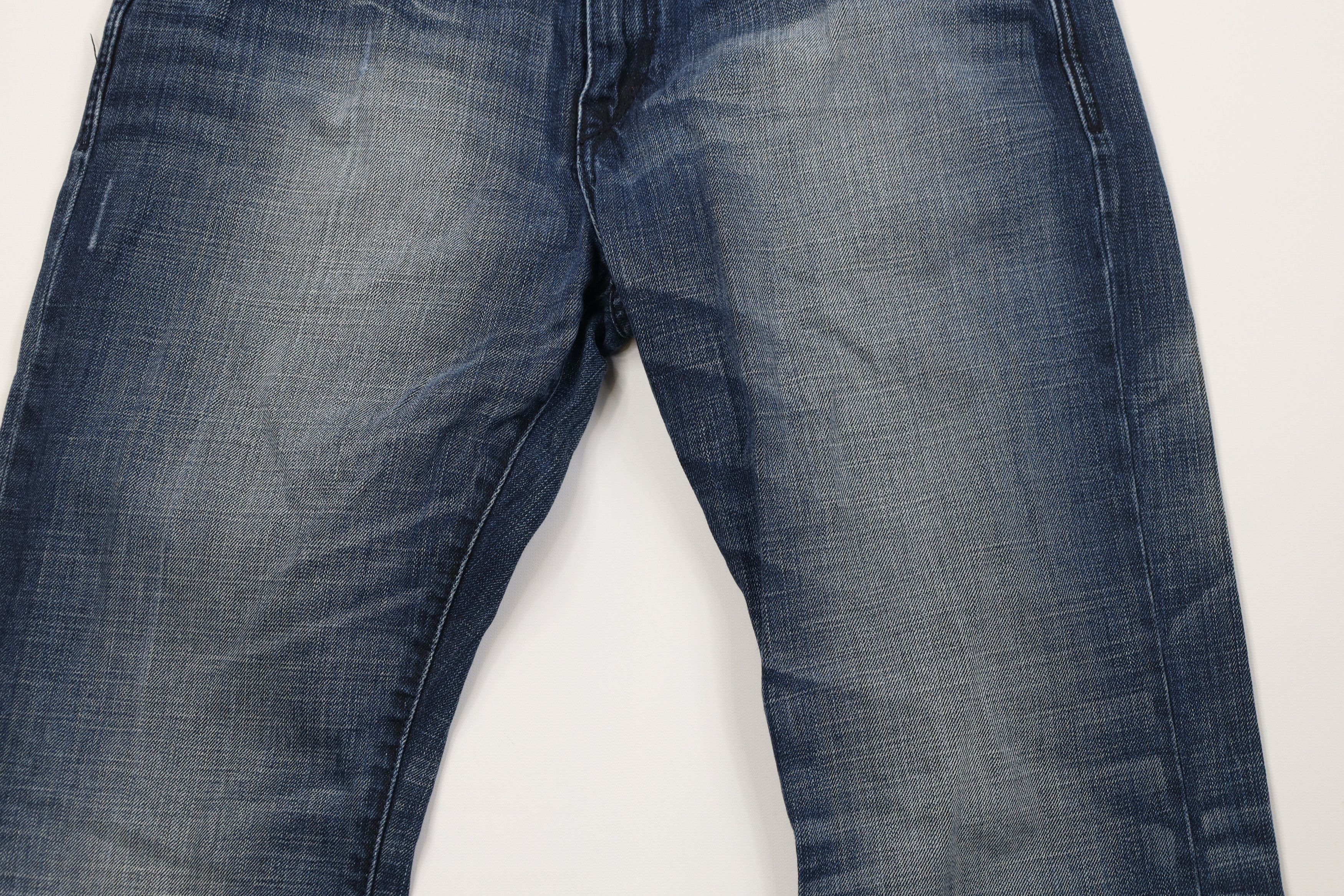 Express Express Fit Rocco Low Rise Boot Cut Wide Leg Jeans Blue Size US 32 / EU 48 - 3 Thumbnail