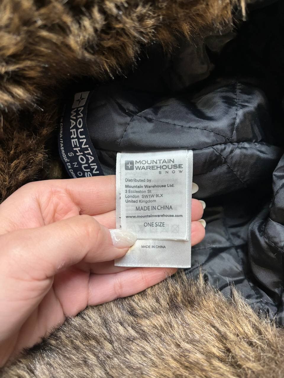 Hysteric Glamour × Vintage Vintage Y2K Japanese brand Ushanka nylon opium black fur Size ONE SIZE - 6 Thumbnail
