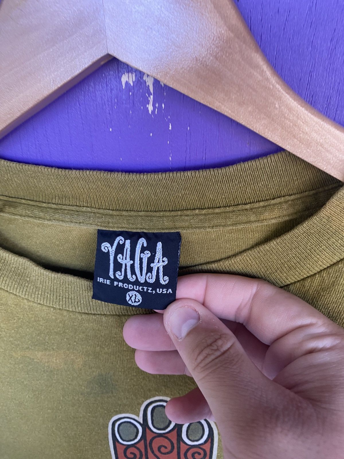 Other Vintage 90s YAGA look within faded long-sleeve Size US XL / EU 56 / 4 - 4 Thumbnail