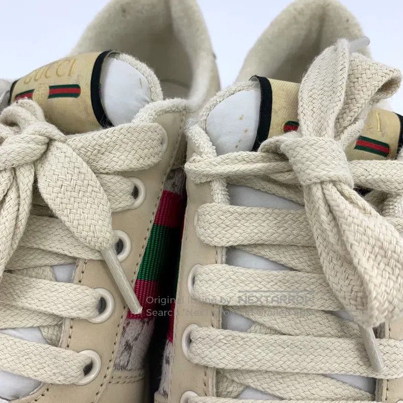 Gucci Gucci Colour-blocked logo embossed striped webbing casual Size US 6.5 / IT 36.5 - 8 Thumbnail
