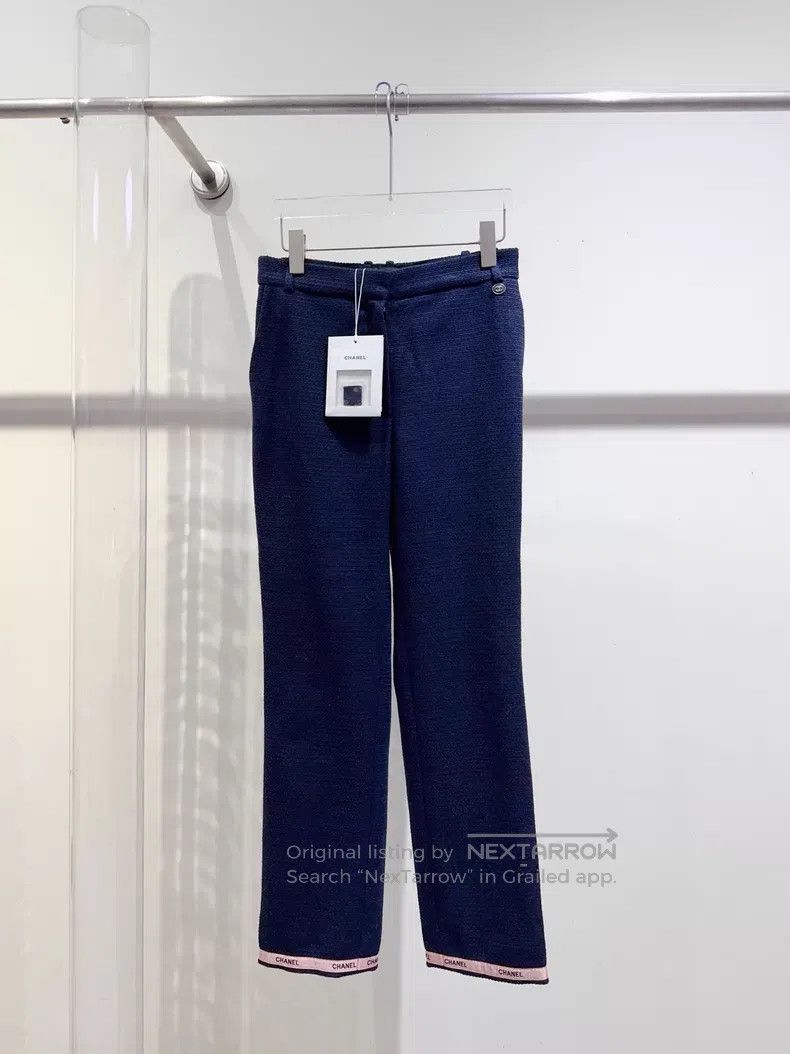 Chanel Chanel Blue trousers Size 42" / US 20 - 1 Thumbnail