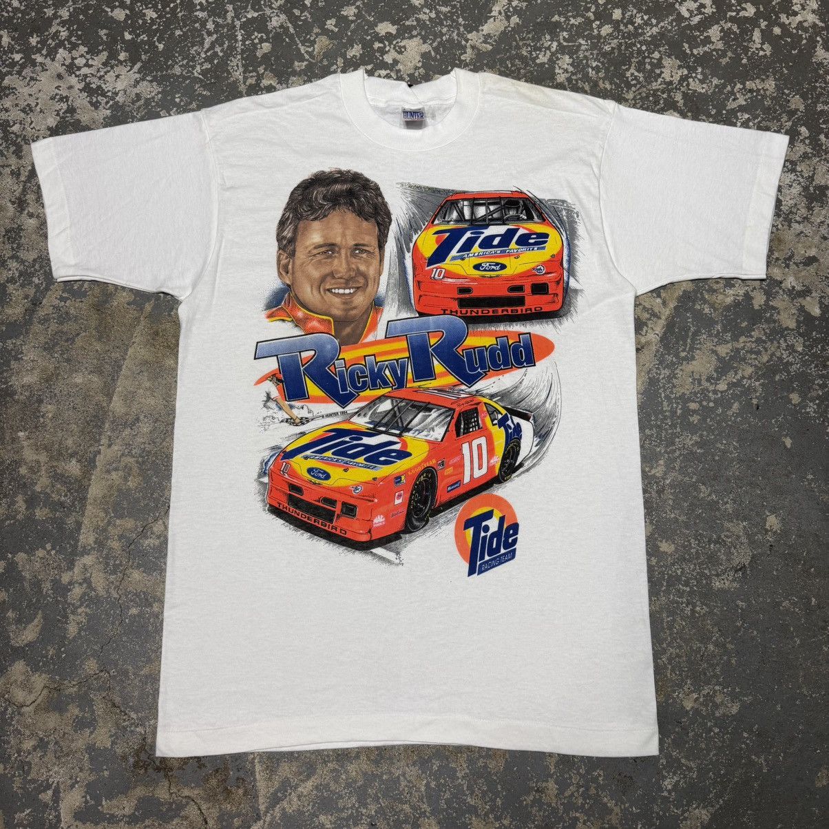 NASCAR Vintage Ricky Rudd Tide Racing Nascar 90s Tshirt Size US L / EU 52-54 / 3 - 1 Thumbnail