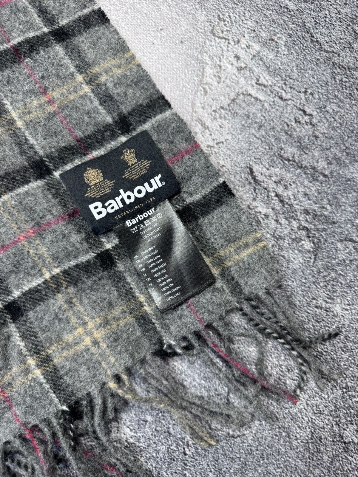Barbour Barbour Tartan Lambswool Scarf — New with Tags Size ONE SIZE - 3 Thumbnail