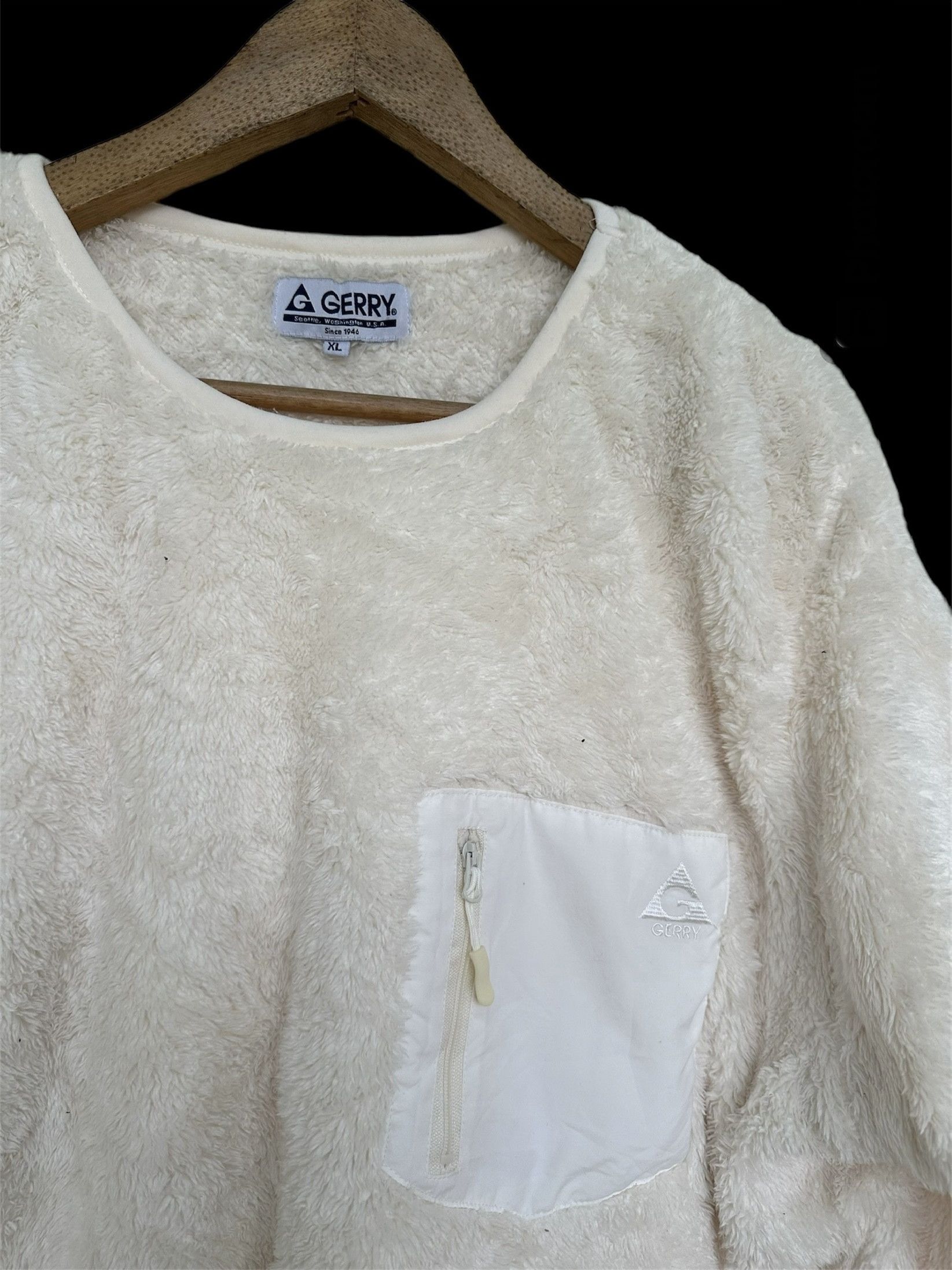 Japanese Brand Vintage Gerry Fleece Sweater Size US XL / EU 56 / 4 - 4 Thumbnail