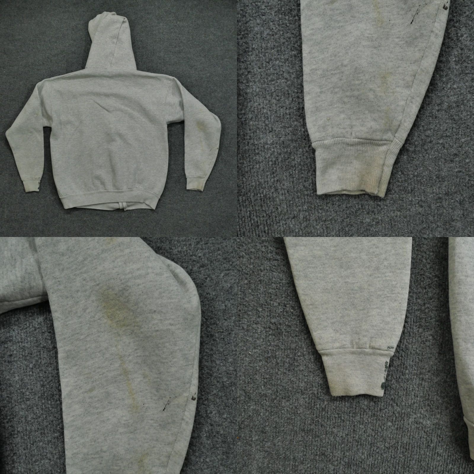 Hanes VINTAGE Hanes Hoodie Adult Mens XL Gray 90s Full Zip Size US XL / EU 56 / 4 - 8 Thumbnail