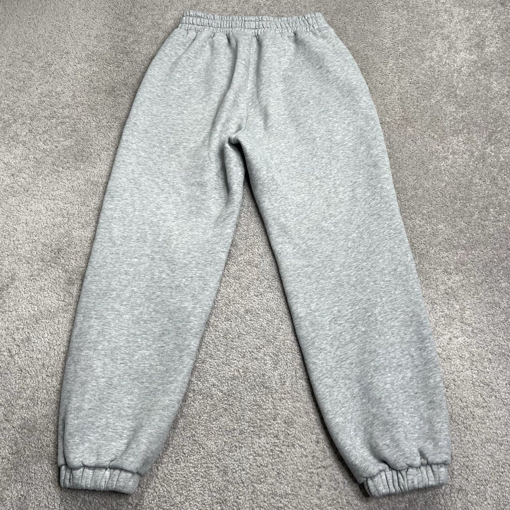 Vintage Comfrt Sweatpants Adult Medium Gray Inseam 29” Jogger Pants Fleece Lined Elastic Waist Pockets Size 32" / US 10 / IT 46 - 6 Thumbnail