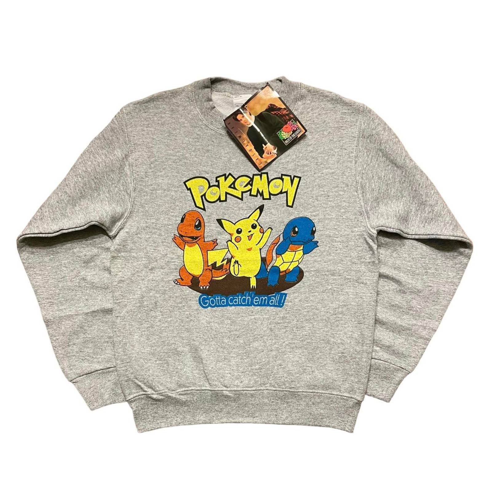 VTG deadstock 90s Pokémon Gotta catch ‘em all YOUTH crewneck