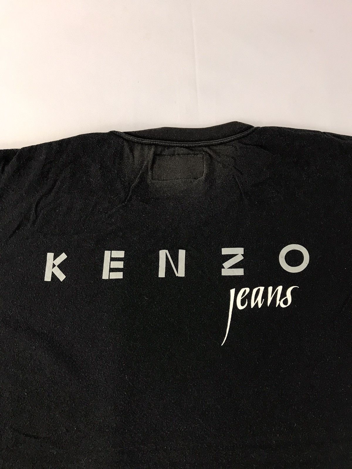 Designer Kenzo Jeans Spell Out Big Logo Printed Tee Unisex Wear Size M / US 6-8 / IT 42-44 - 8 Thumbnail