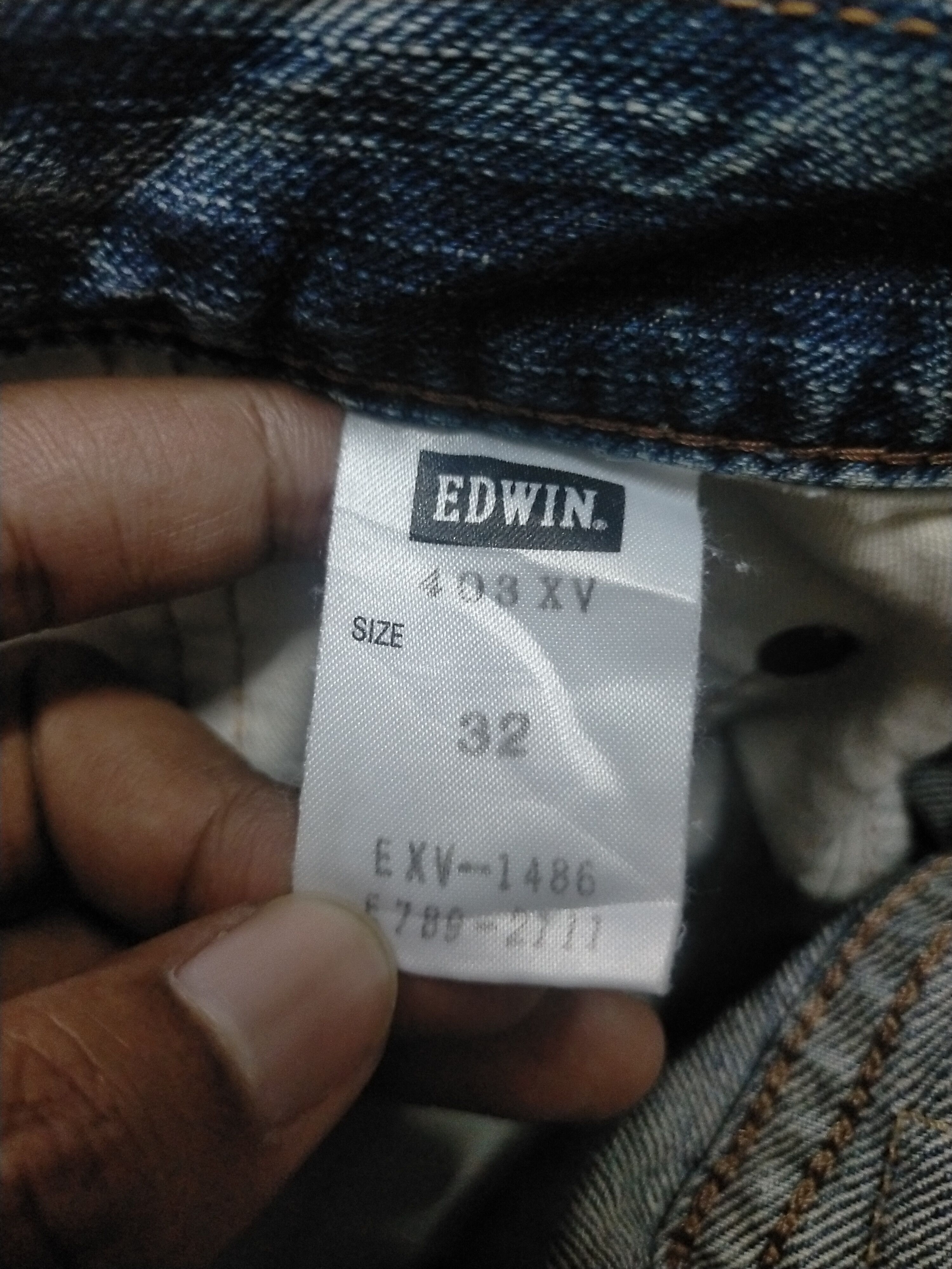 Edwin 🔥Ripped🔥 Edwin xv Distressed Insane Jeans Size US 33 - 9 Thumbnail