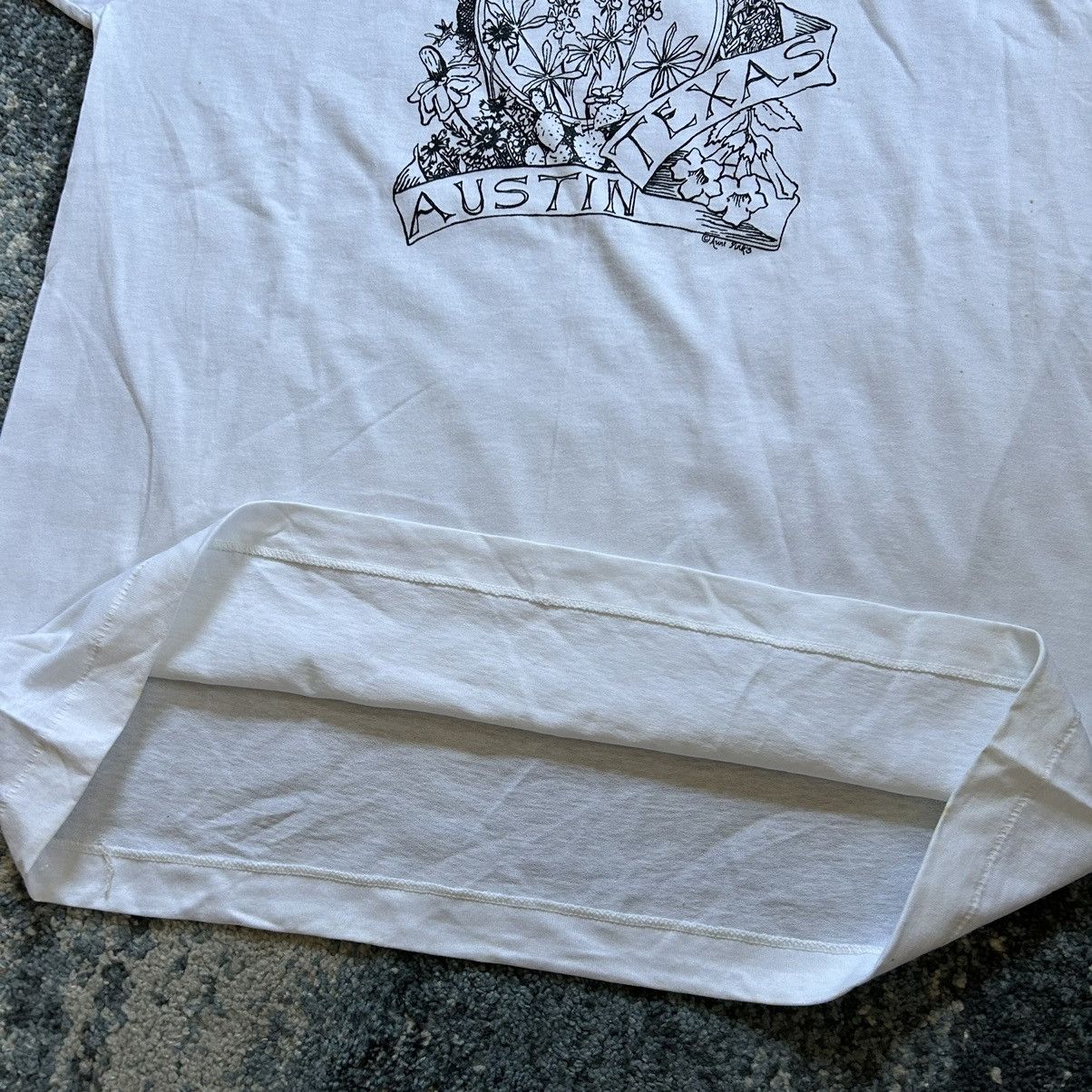 Vintage 90s AUSTiN TEXAS HiGH NECK SiNGLE STiTCH SOUVENiR TEE Size US XL / EU 56 / 4 - 12 Thumbnail
