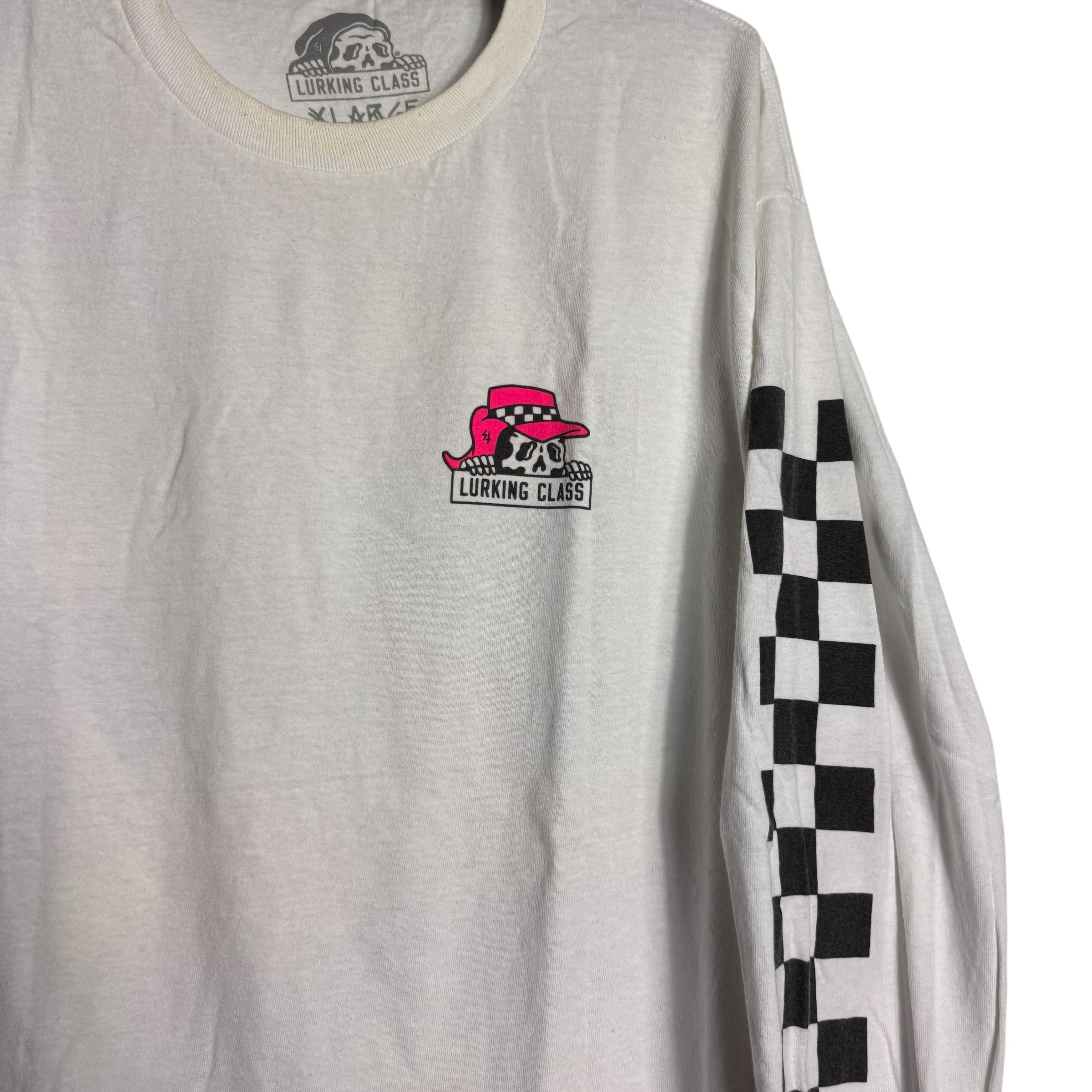 Lurking Class 🔥RARE🔥Lurking Class Dive Bar Checkerboard Sleeve T-shirt Size US XL / EU 56 / 4 - 6 Thumbnail