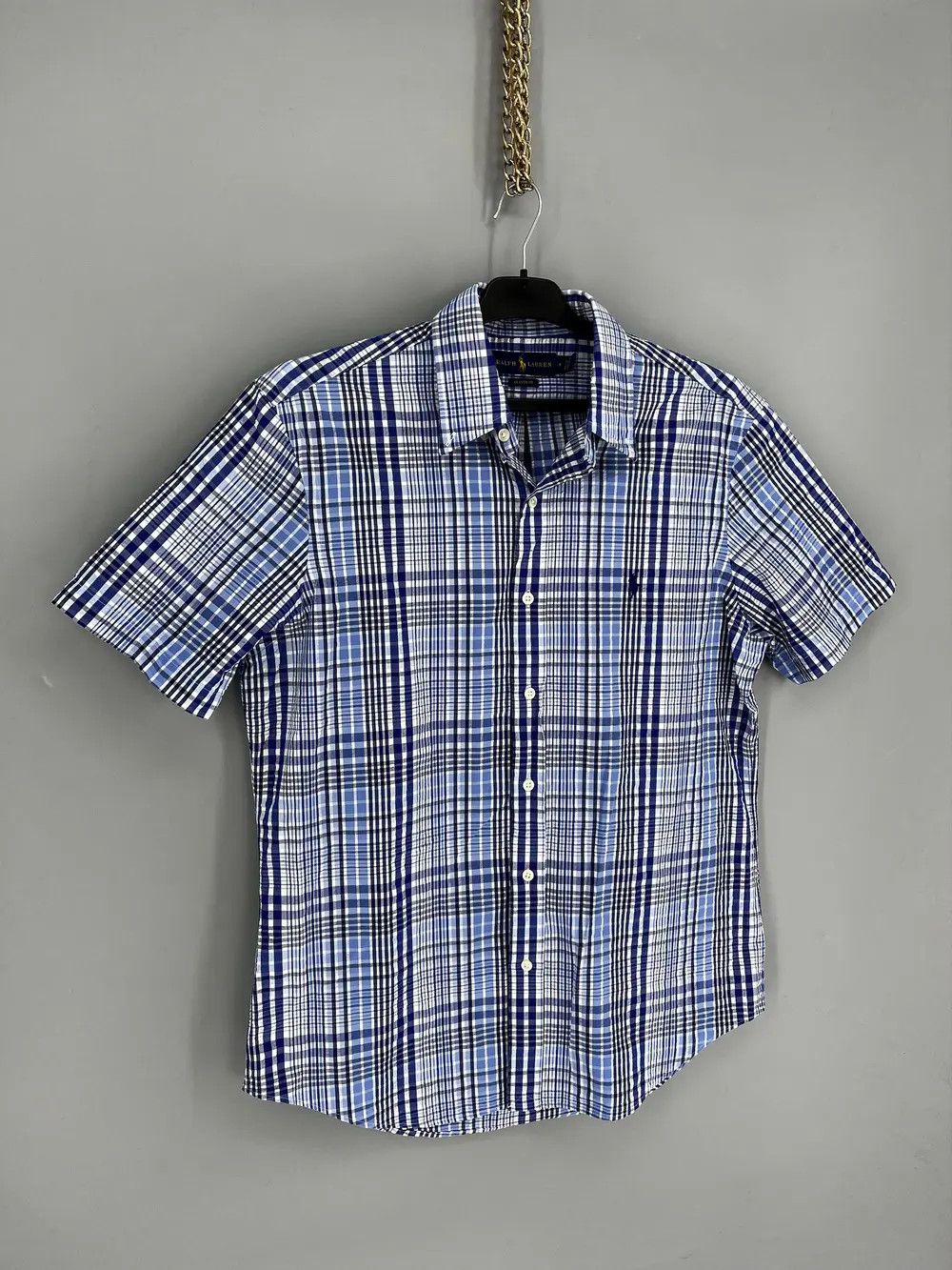 Polo Ralph Lauren Vintage y2k Polo Ralph Lauren Plaid Blake Cotton Flannel Size US M / EU 48-50 / 2 - 2 Thumbnail
