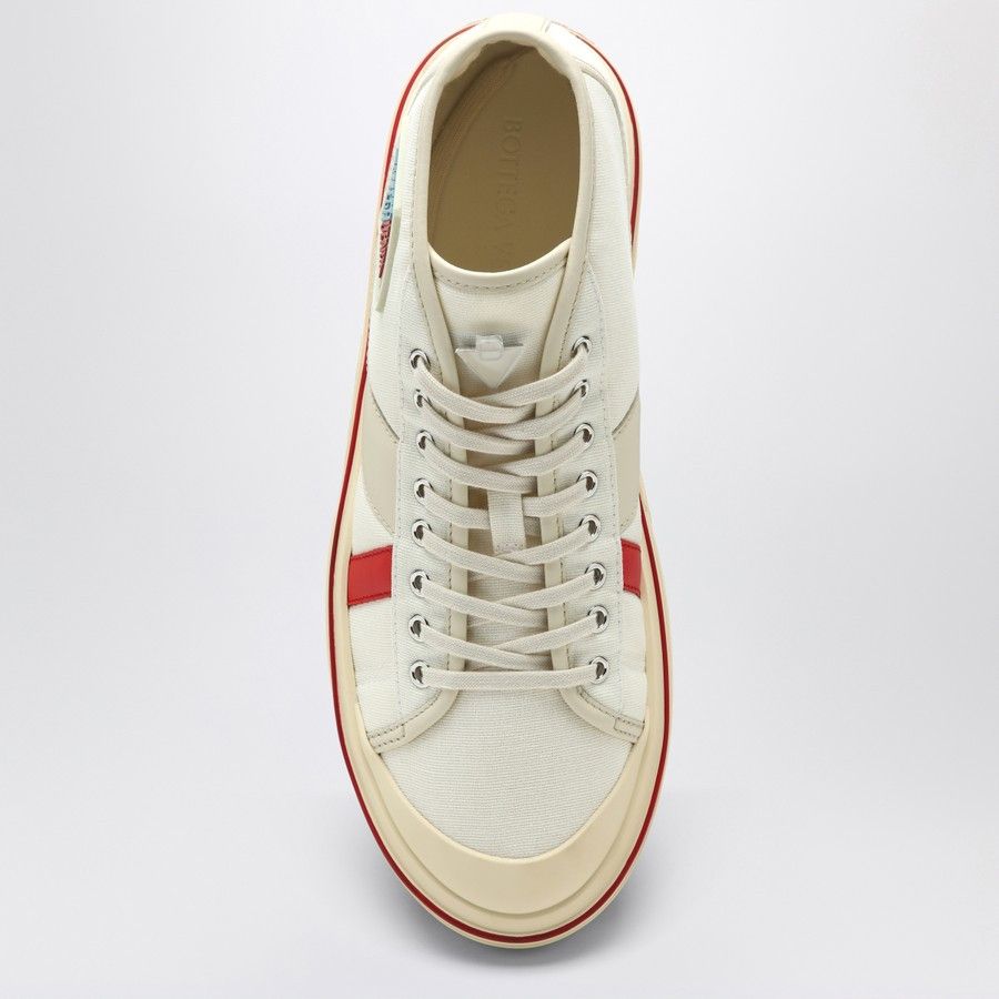 Bottega Veneta o1d2blof0226 Low-Top Sneakers in Ivory/Red Size US 11 / EU 44 - 3 Thumbnail