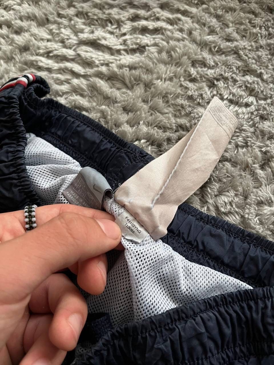 Nike × Vintage 00s Vintage Nike Pants Nylon Rare Swoosh Drill Size US 32 / EU 48 - 10 Thumbnail