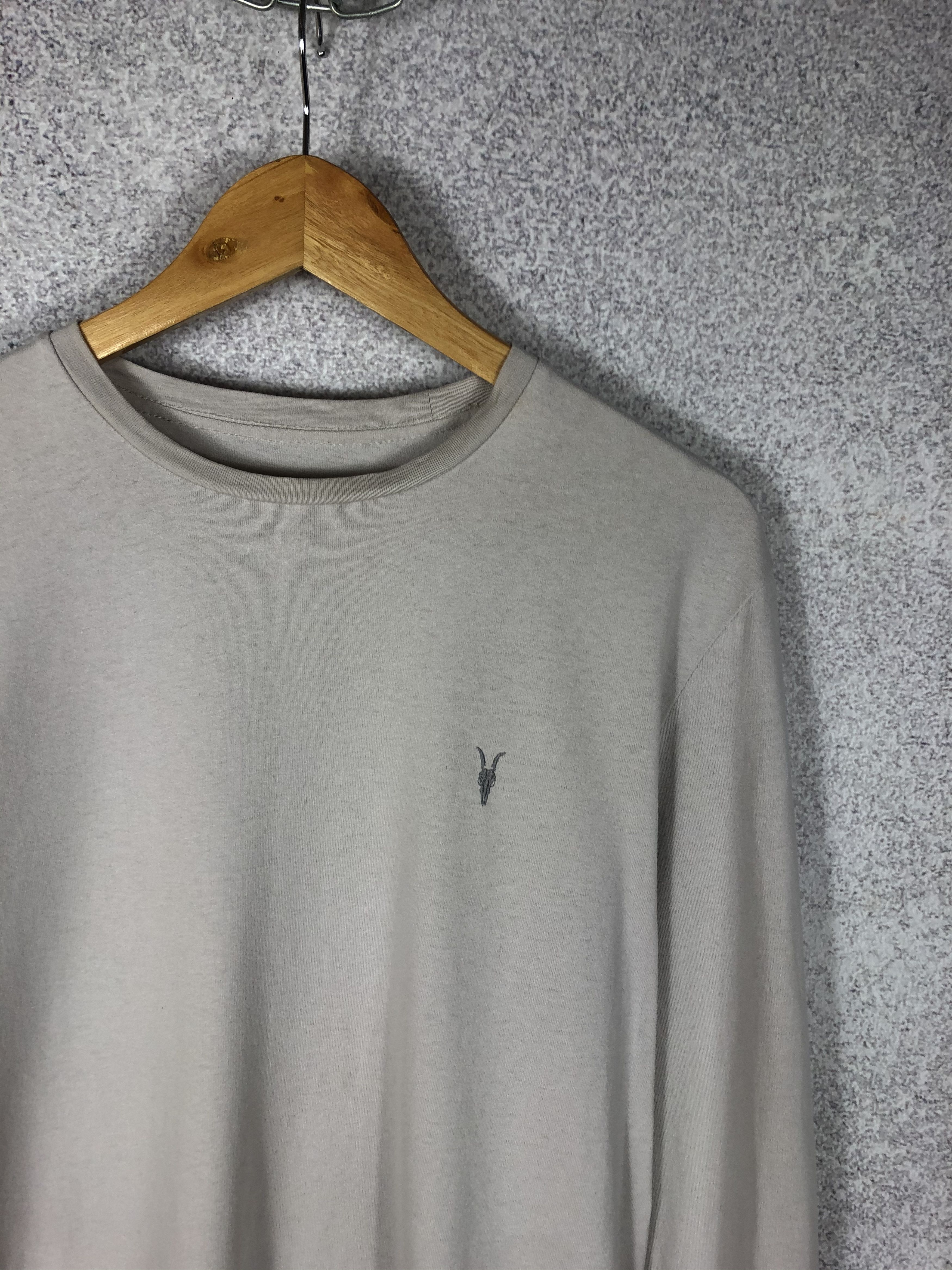 Allsaints Allsaints Beige Blank Longsleeve Tee Size US M / EU 48-50 / 2 - 2 Thumbnail